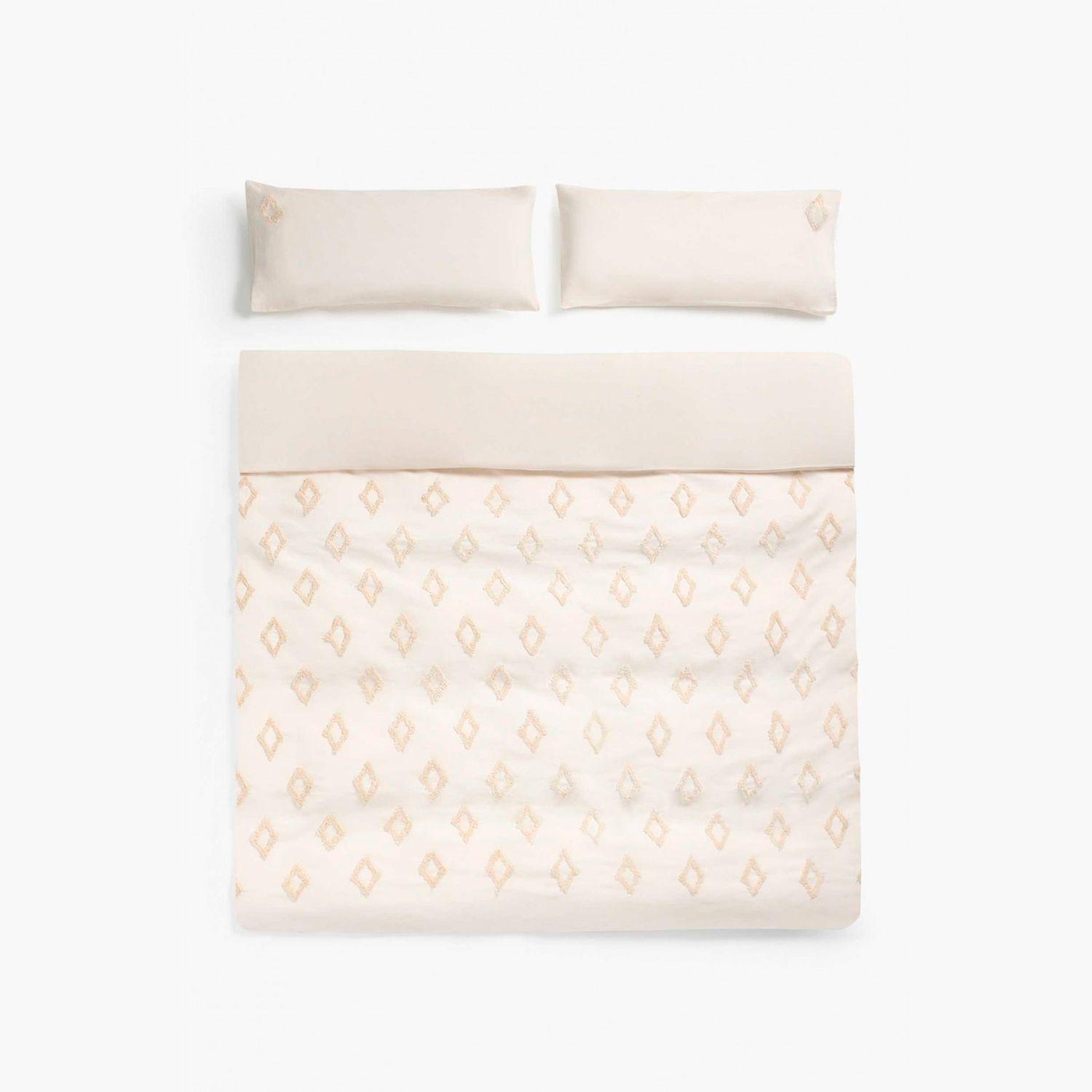 Funda Plumón Mila L 260x270 Crudo (cama Queen, King y Superking)-0