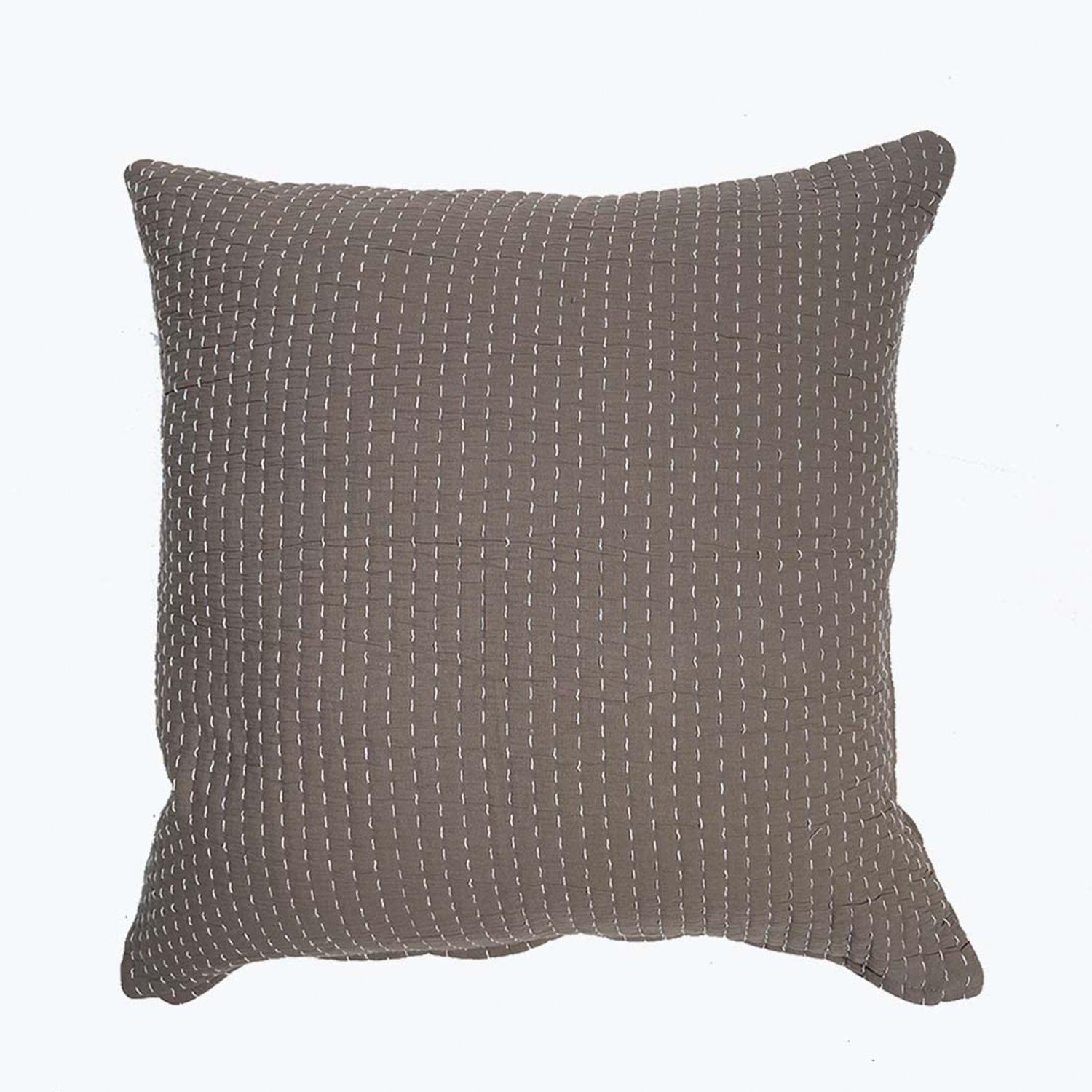 Funda de Cojin Algodón Agata 60x60 Gris-0