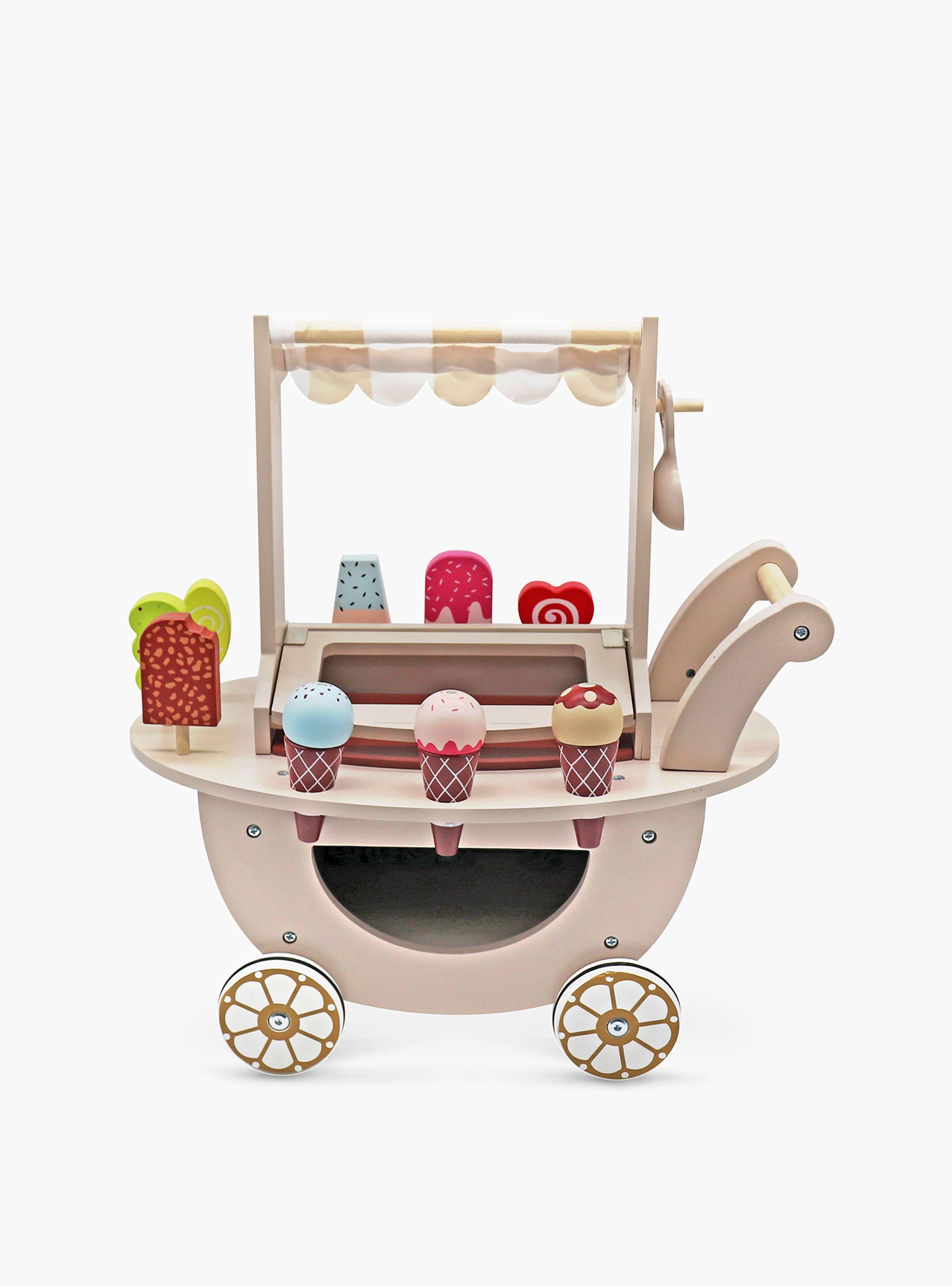 Heladería Infantil de Madera Natural-2