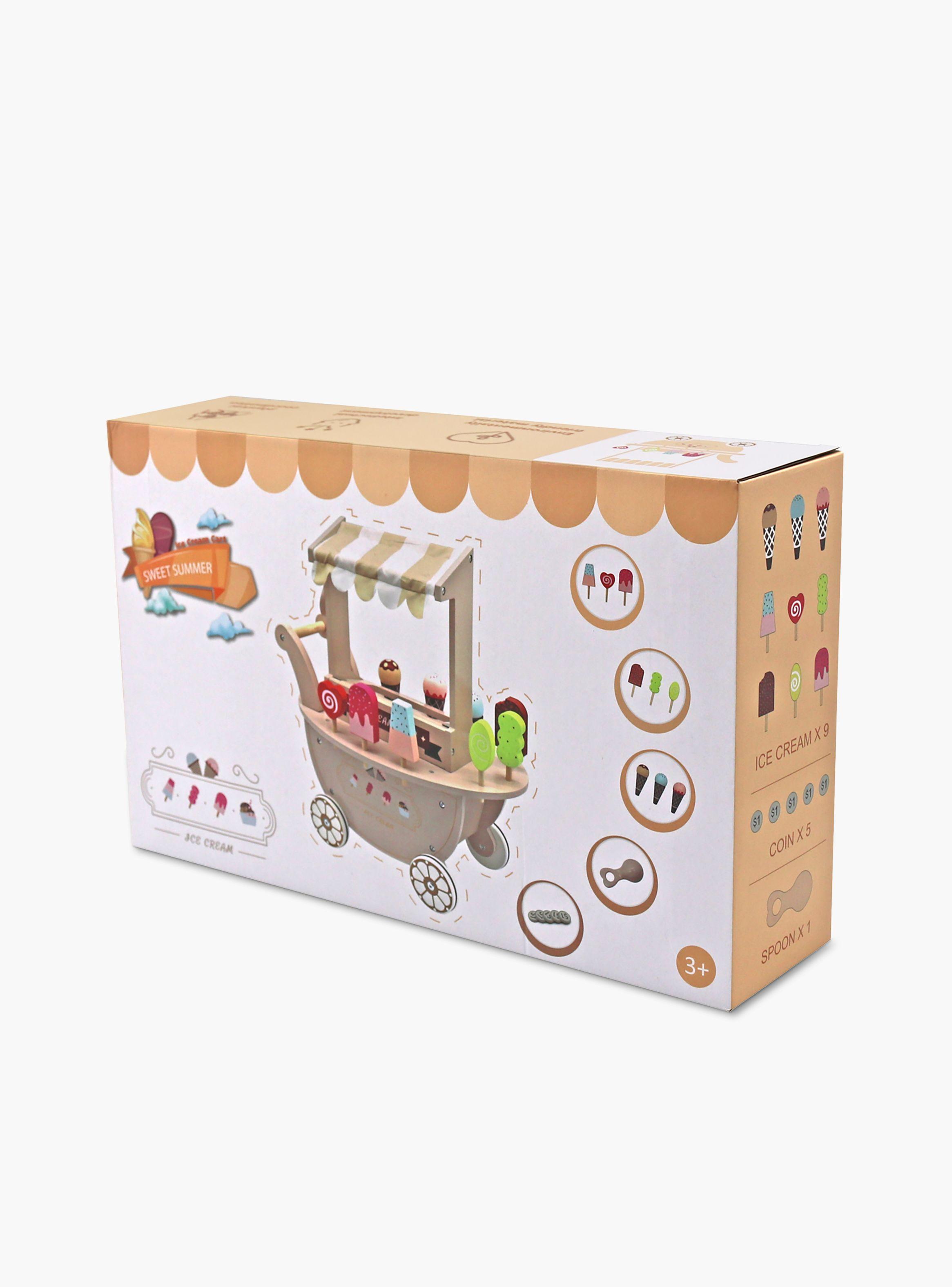 Heladería Infantil de Madera Natural-7