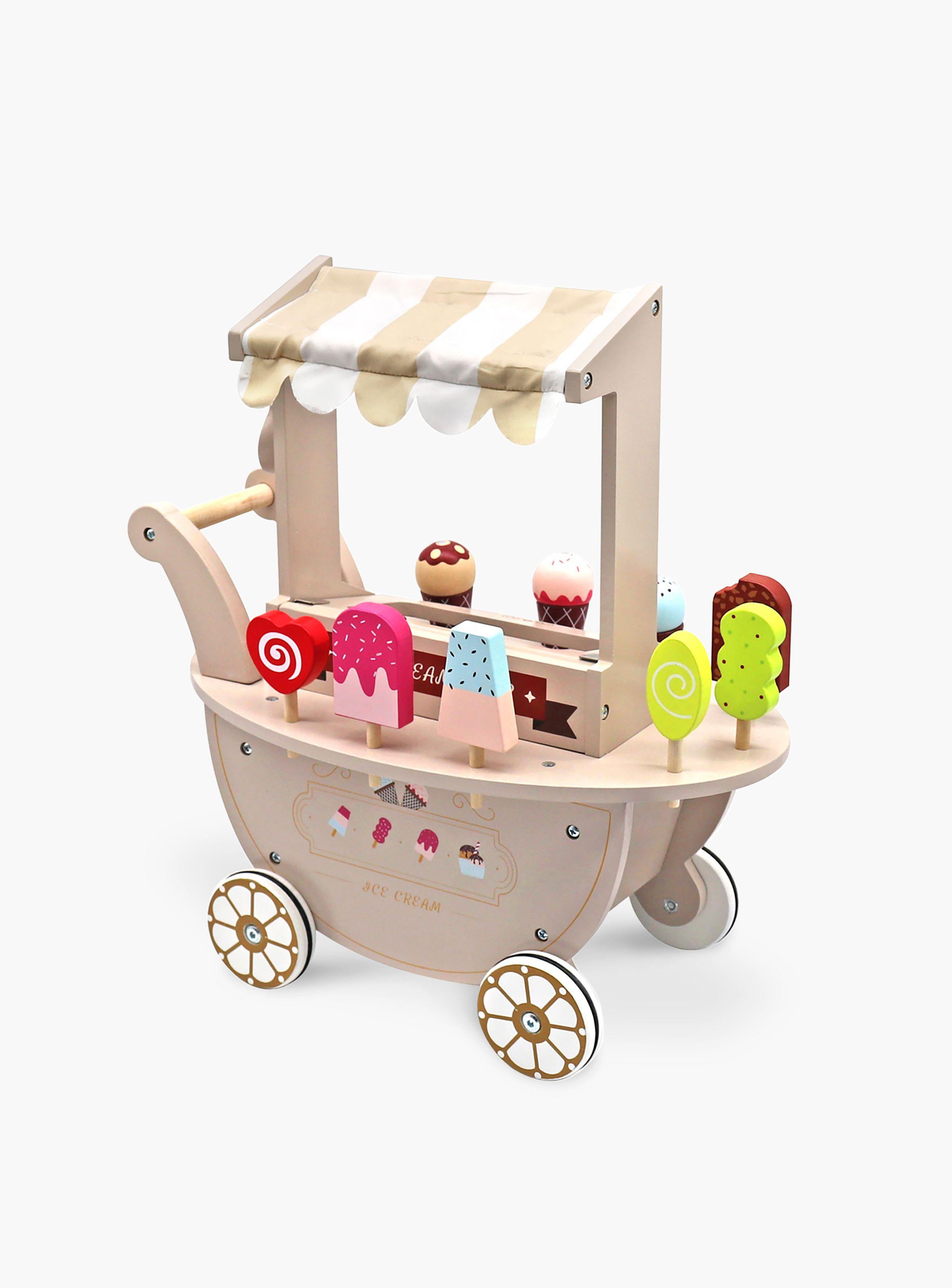 Heladería Infantil de Madera Natural-0