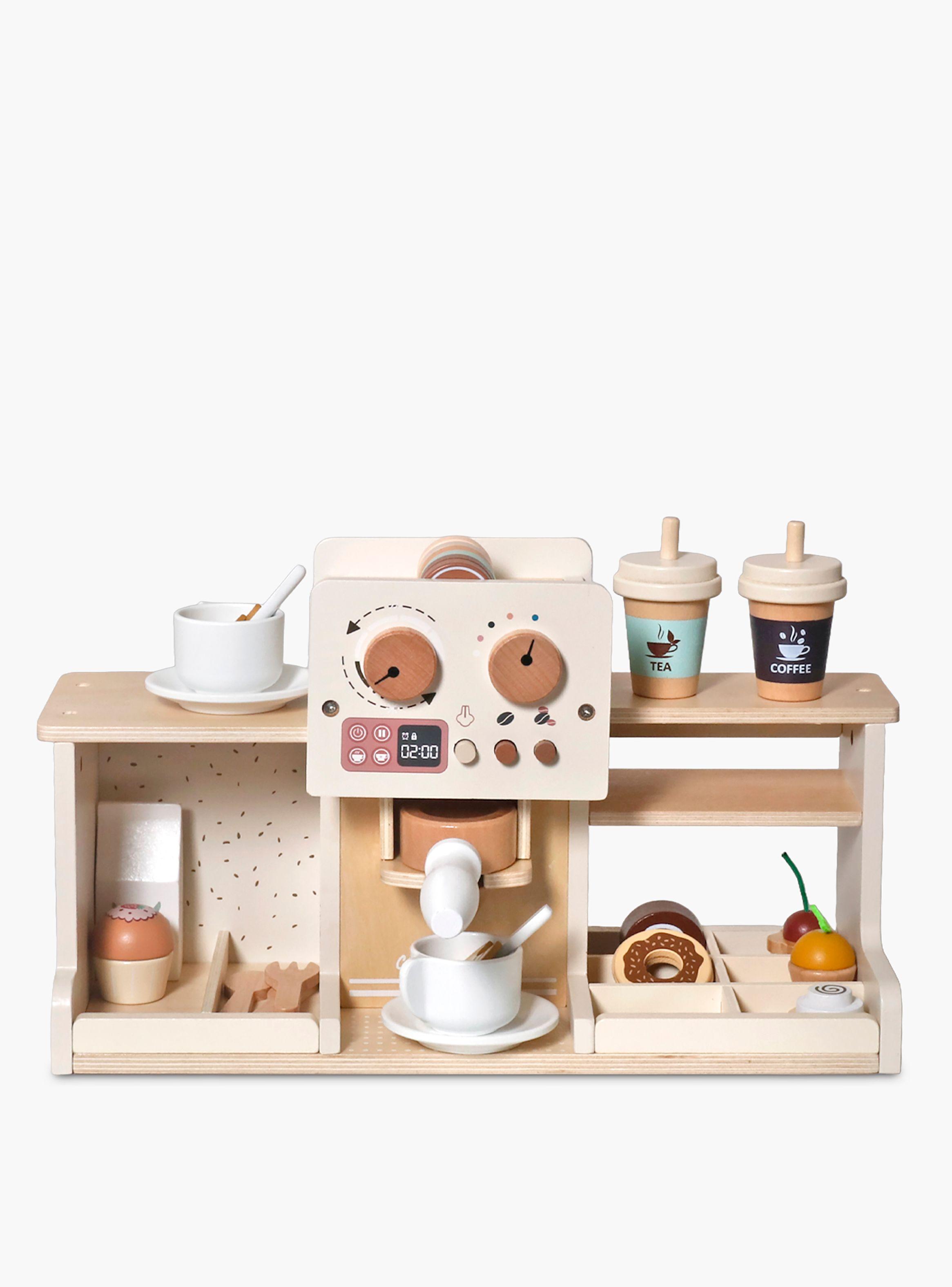 Cafetera Infantil de Madera Multicolor-2