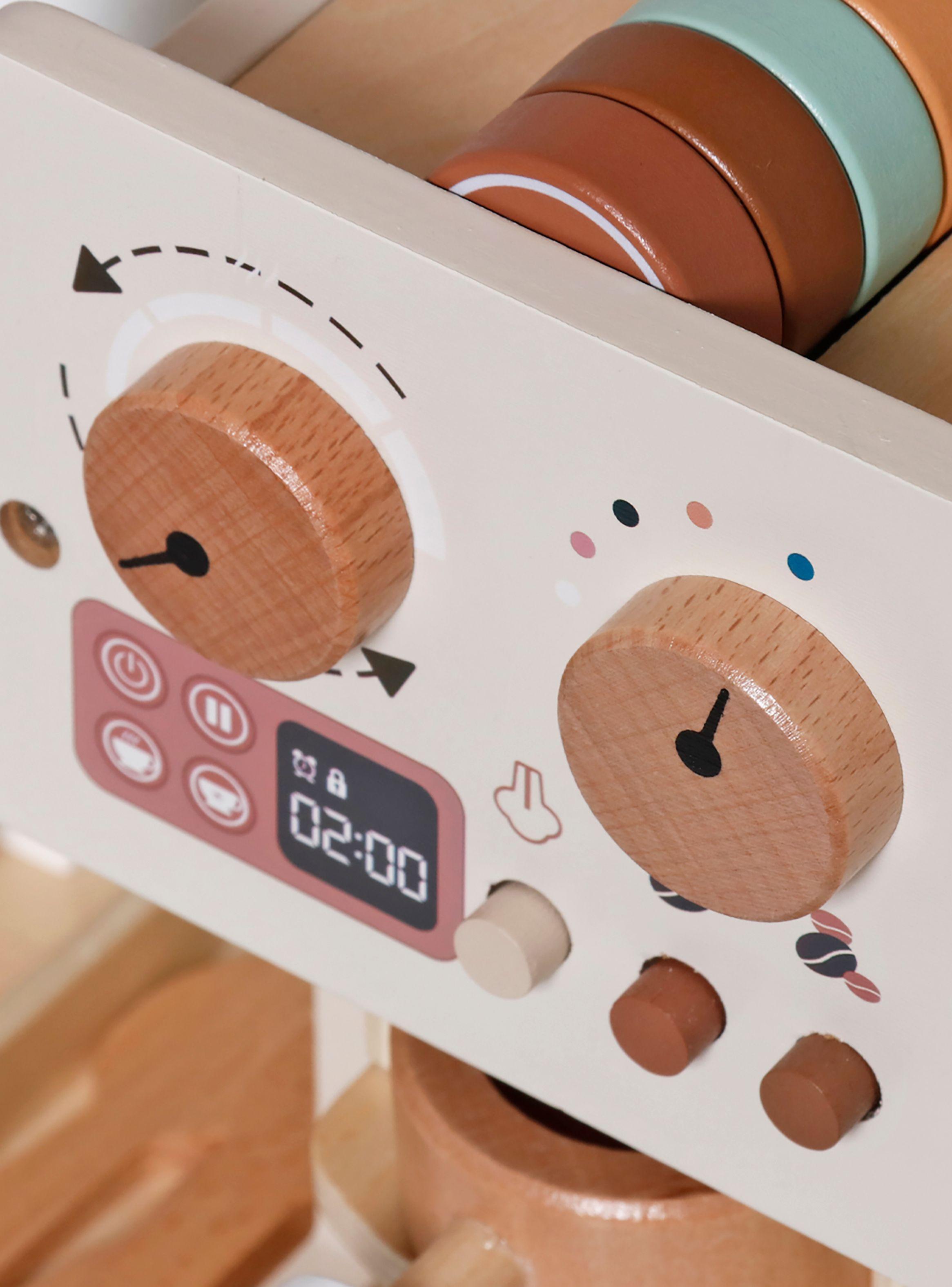 Cafetera Infantil de Madera Multicolor-3