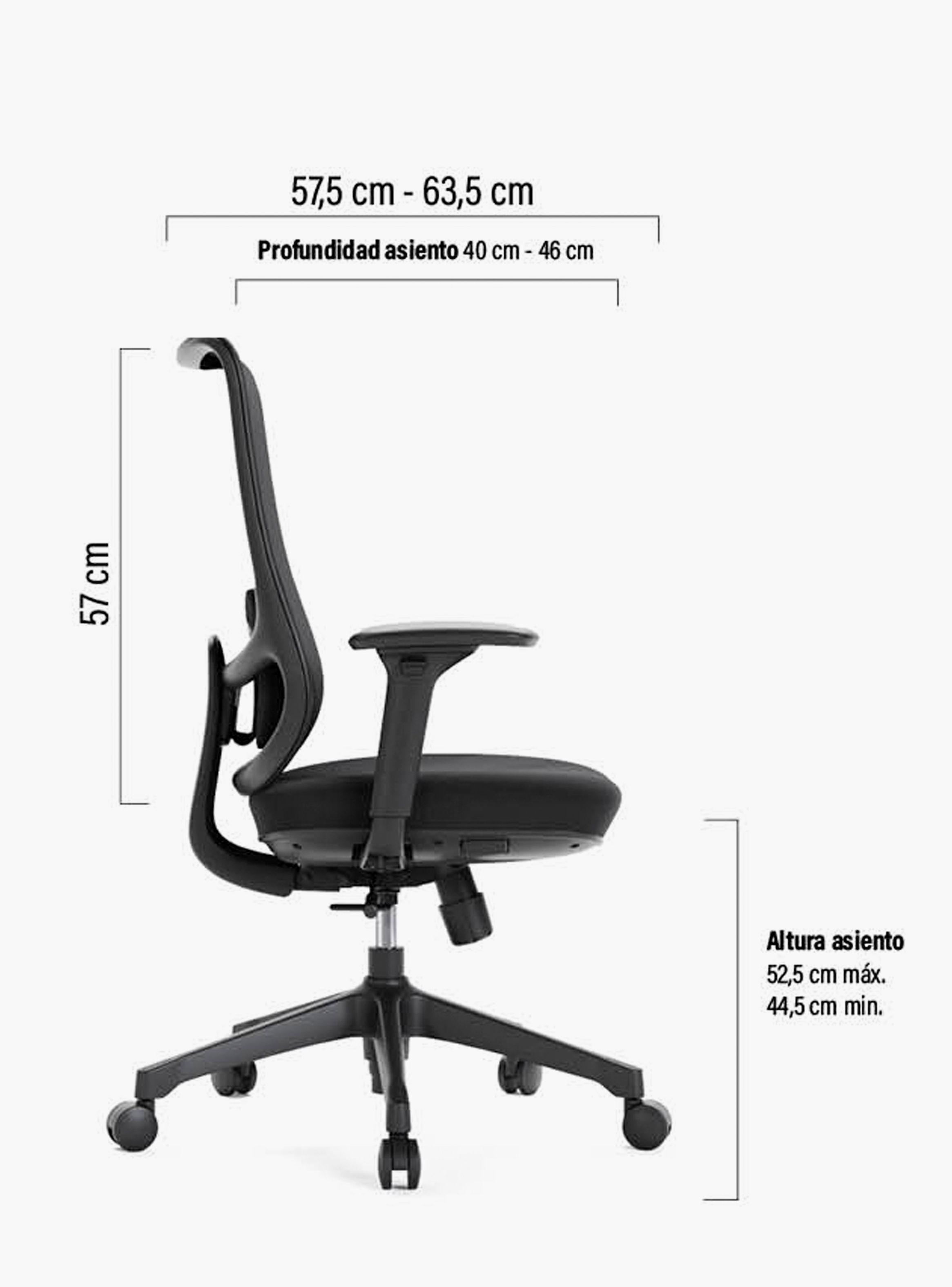 Silla Oficina Bolt Negro-7