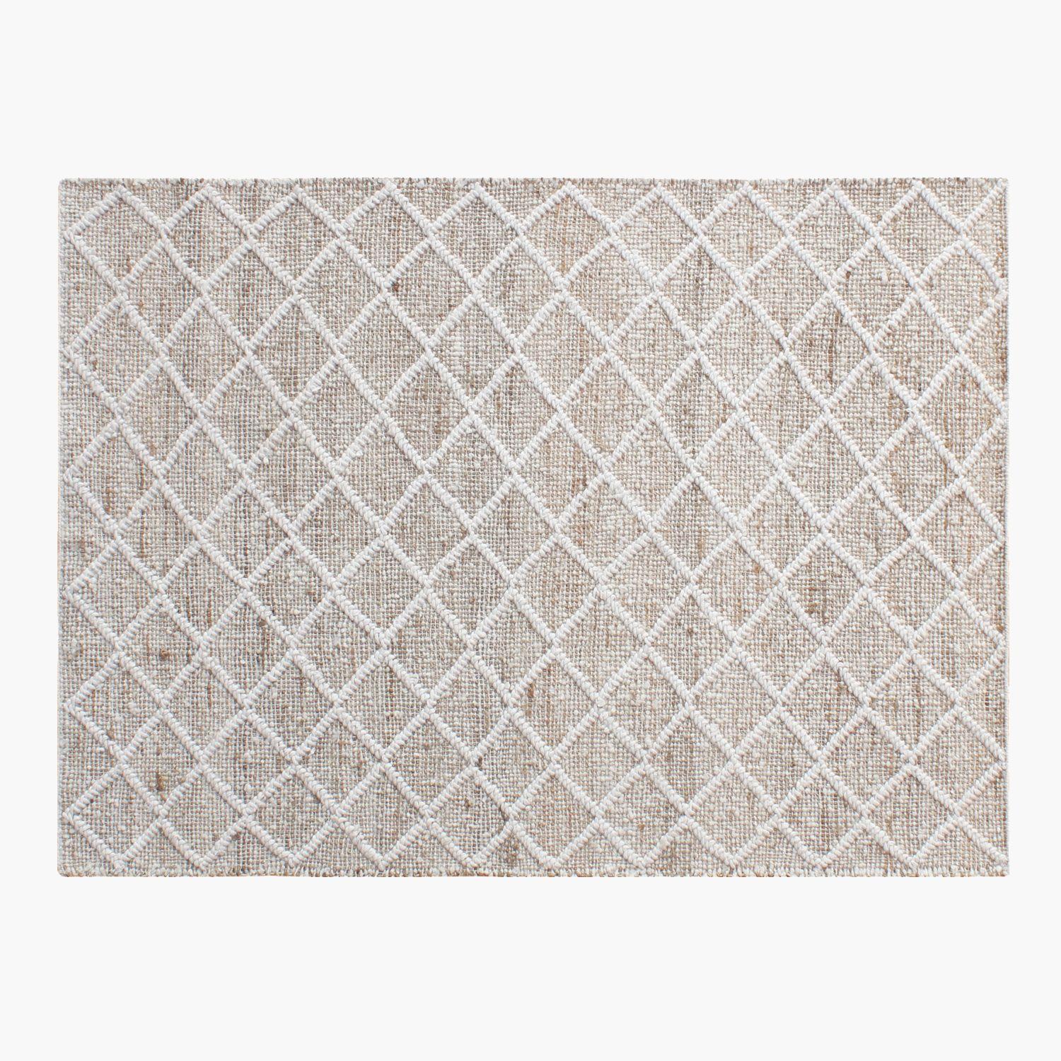 Alfombra Yute/Lana Rupanco 150x200 Natural-1