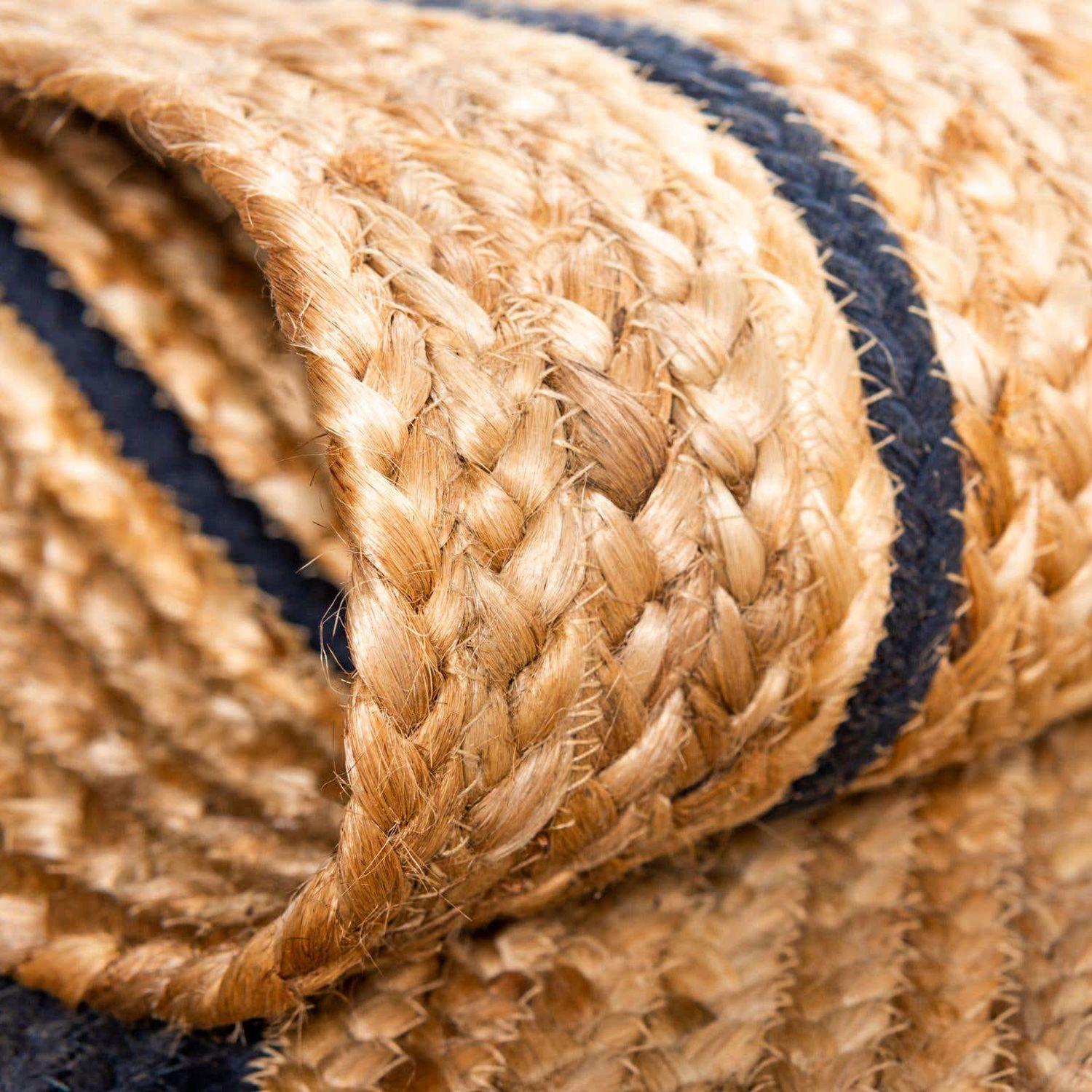 Alfombra Yute Kundara 170x240 Negro-2