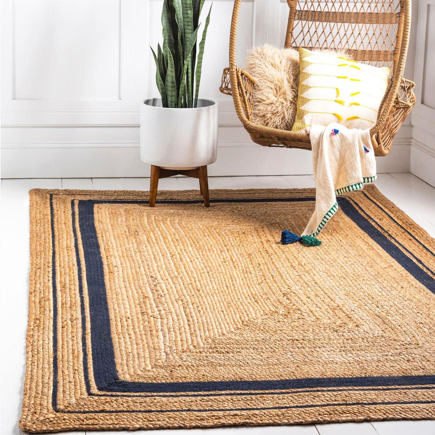 Alfombra Yute Kundara 170x240 Negro-3