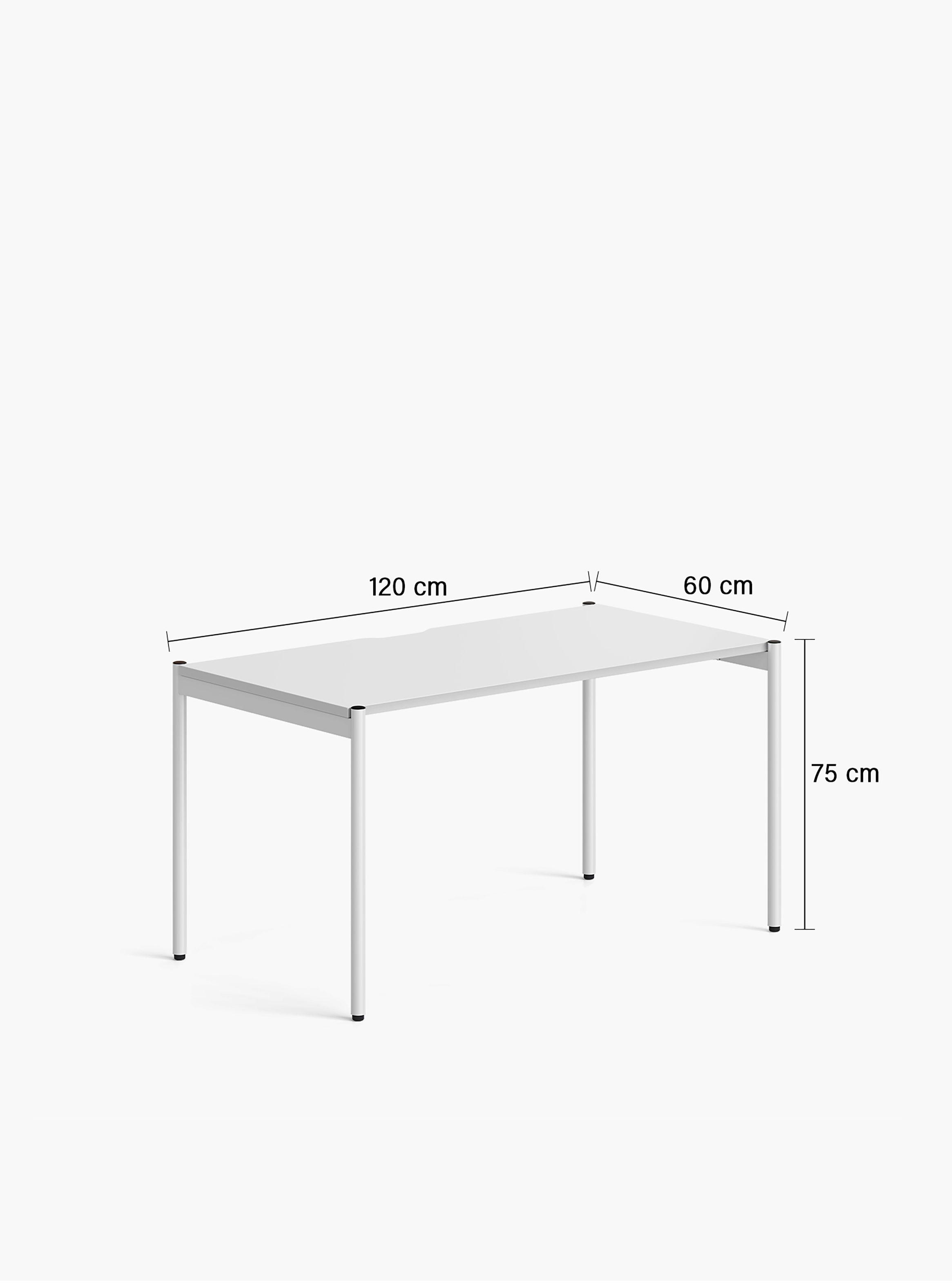 Escritorio Astro 120x60 Blanco/Blanco-3