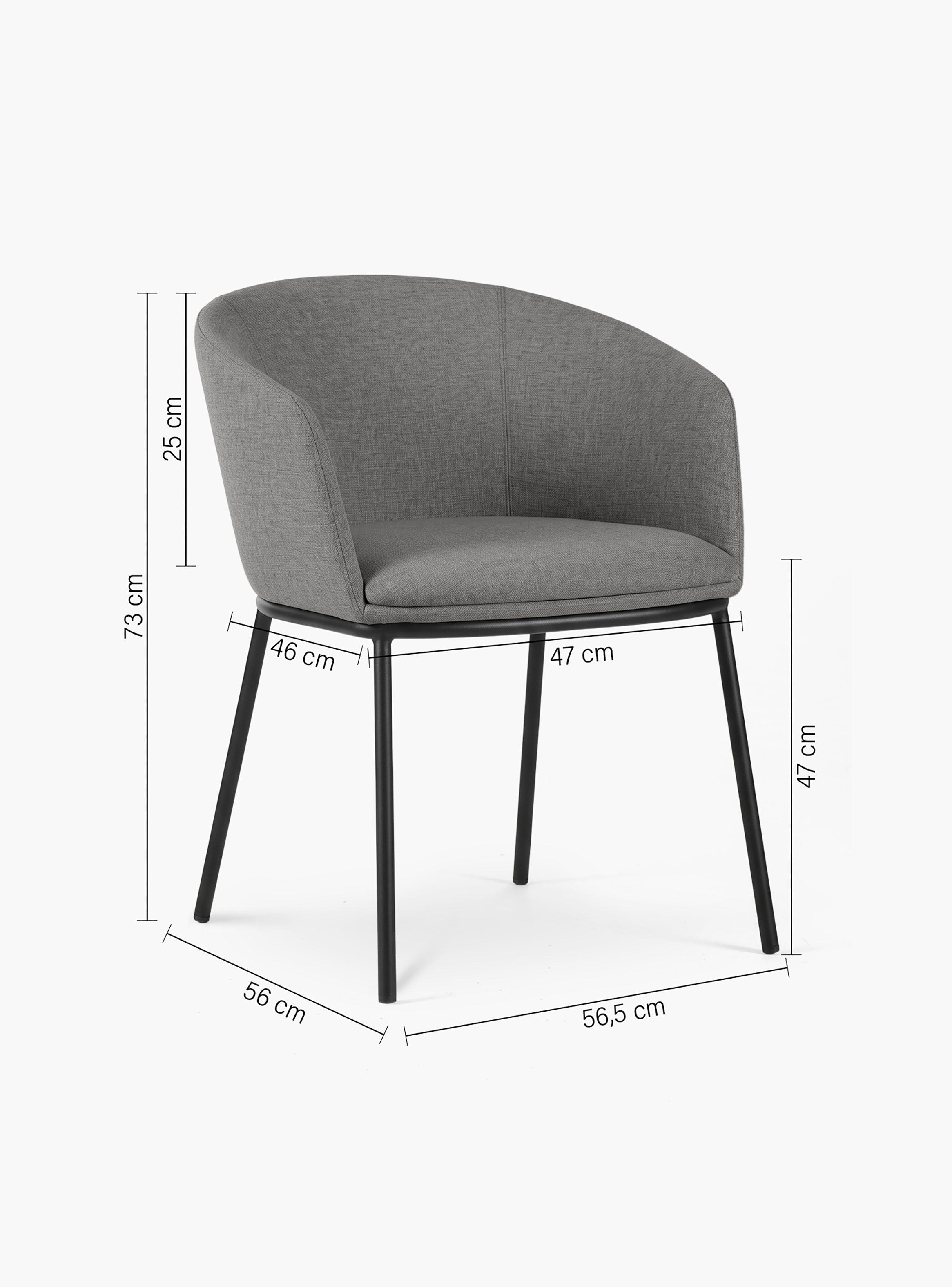 Silla Home Office Anton Gris-4