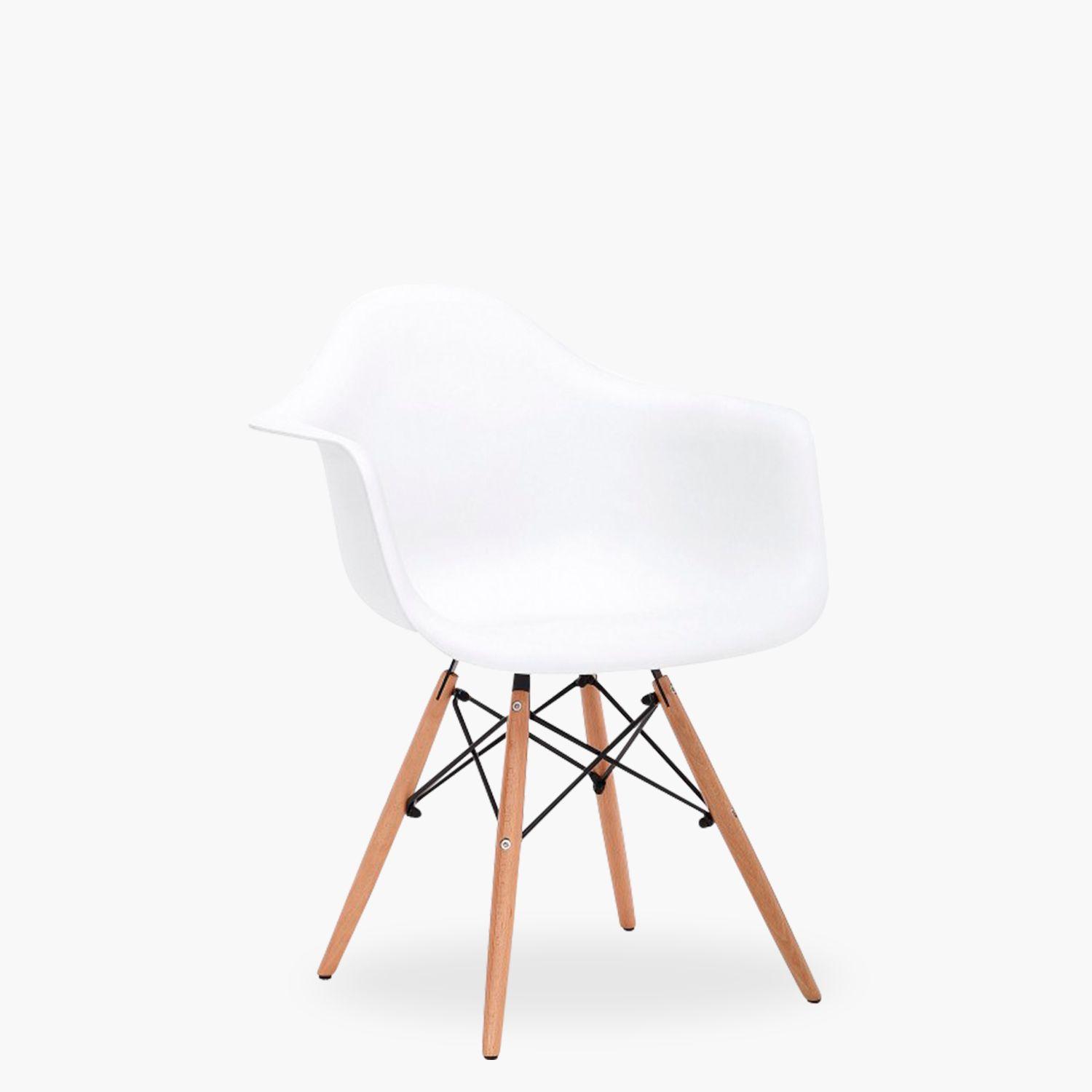 Sitial Eames DAW Réplica Blanco-1