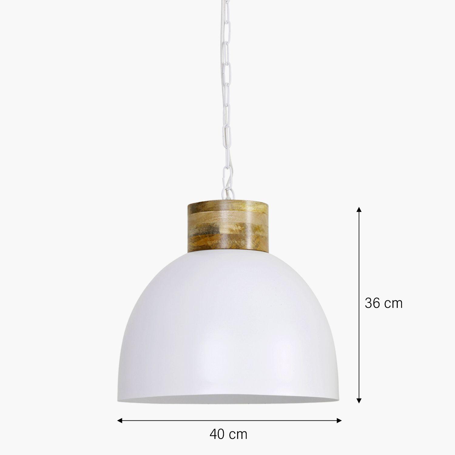 Lámpara De colgar Samana Blanco-7