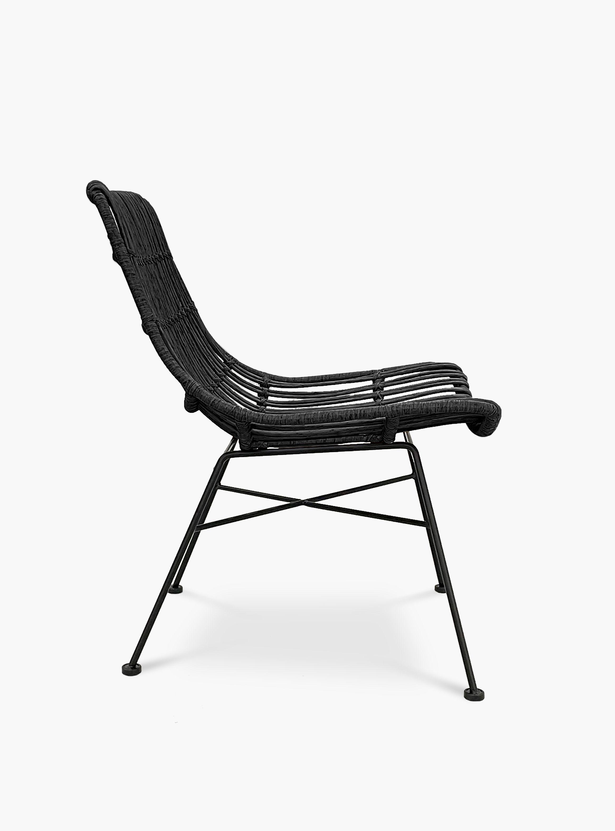 Sitial Ratan Sintético Creta Negro-2