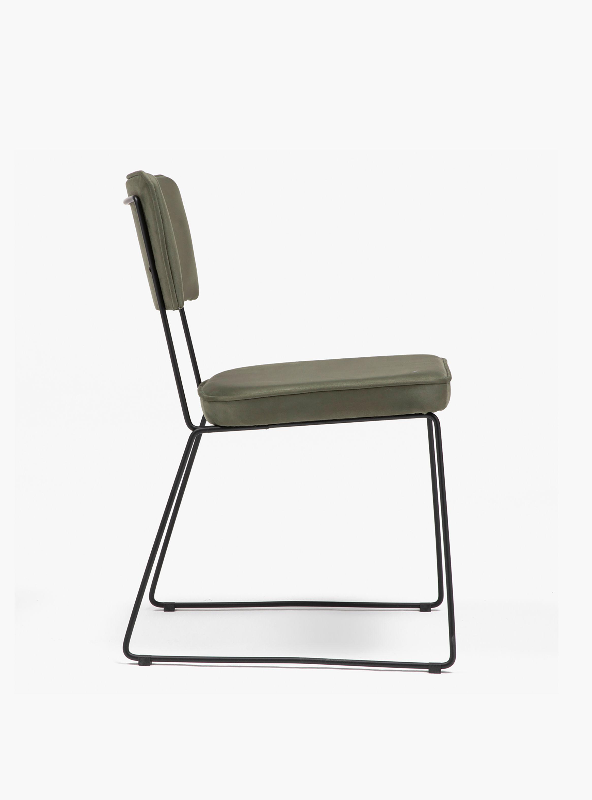 Silla Comedor Roma Verde Musgo-3