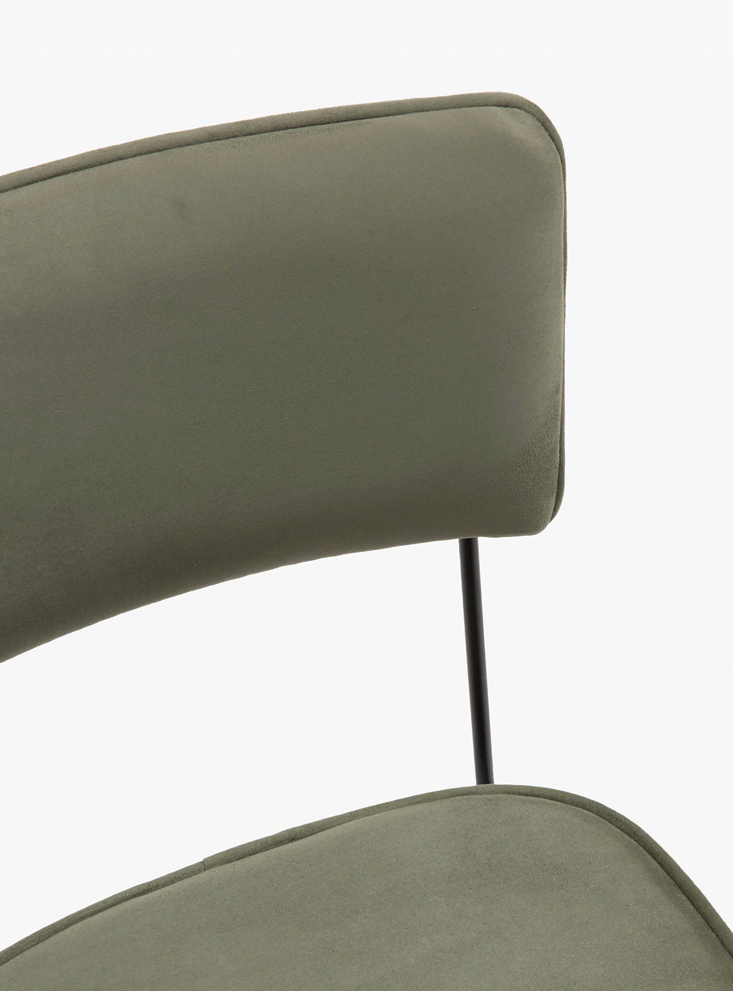 Silla Comedor Roma Verde Musgo-6