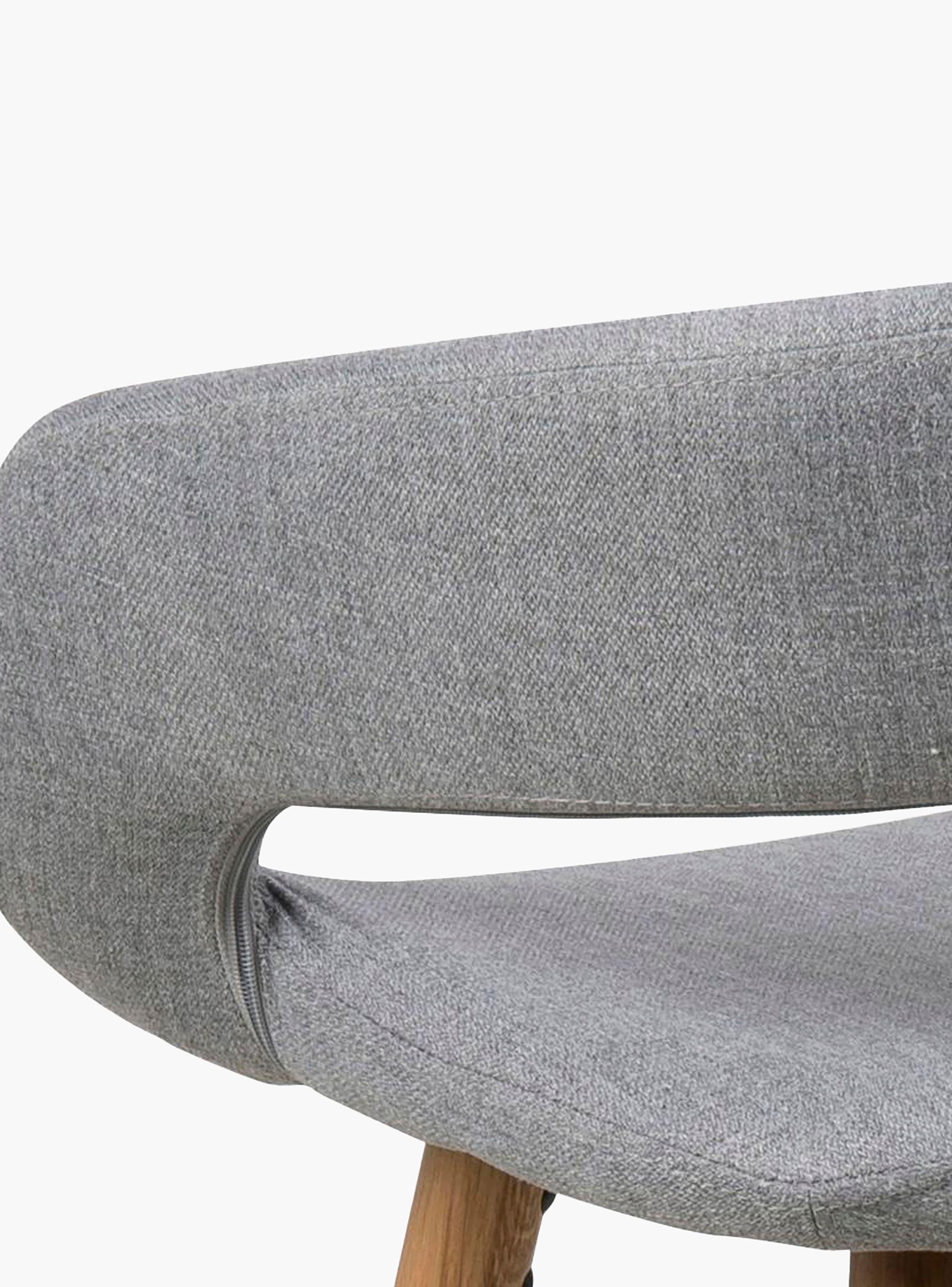 Taburete Medio 66 Tapiz Grace Gris-7