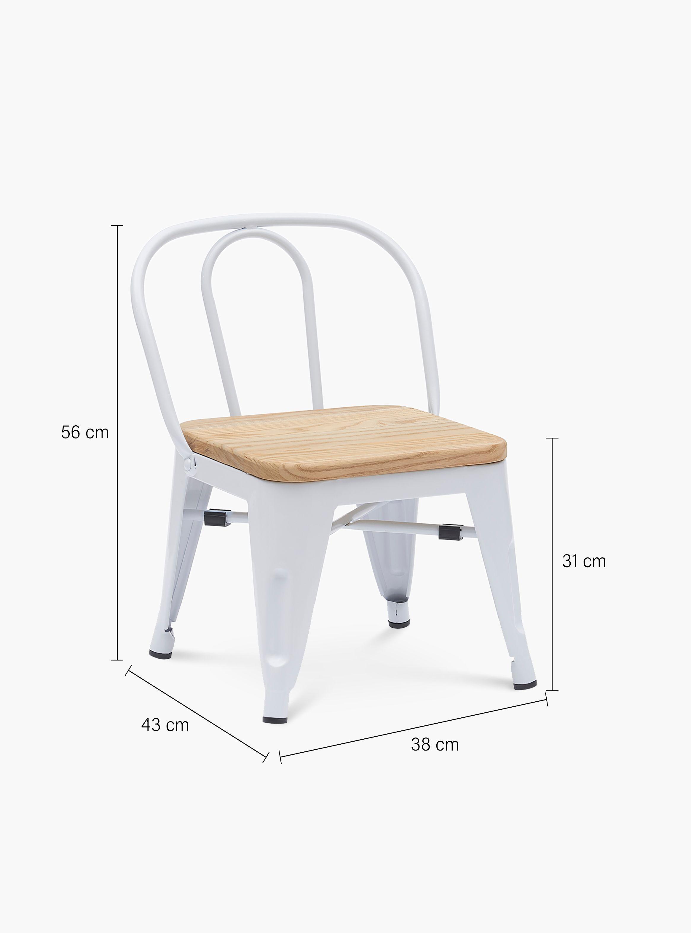 Silla Infantil Becca Natura/Blanco-4