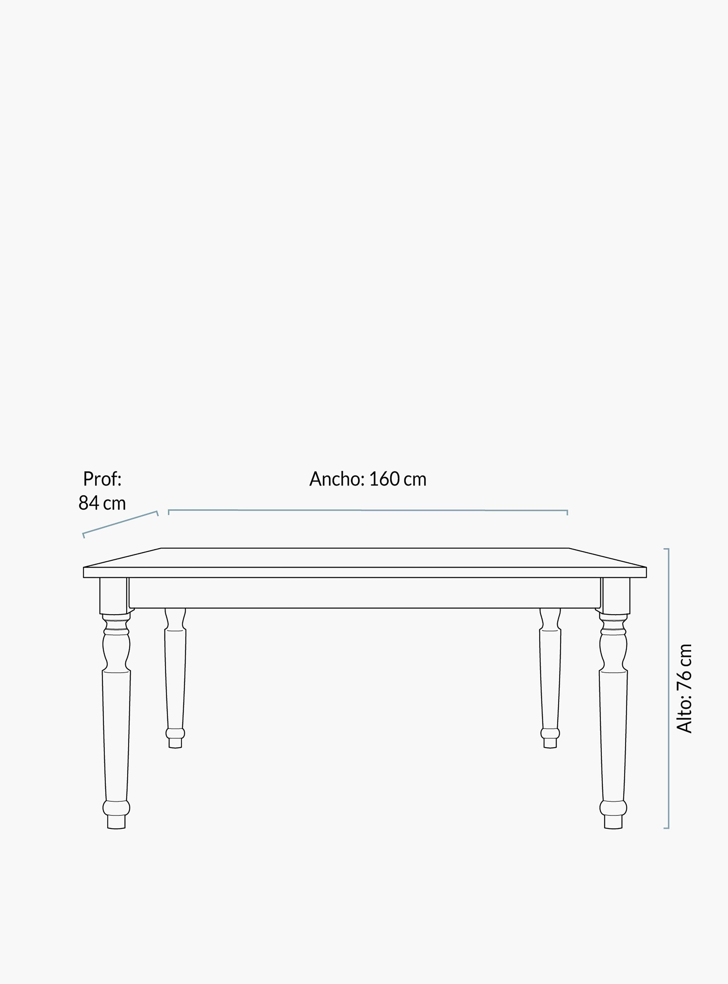 Mesa Comedor Giulia 160x84-3