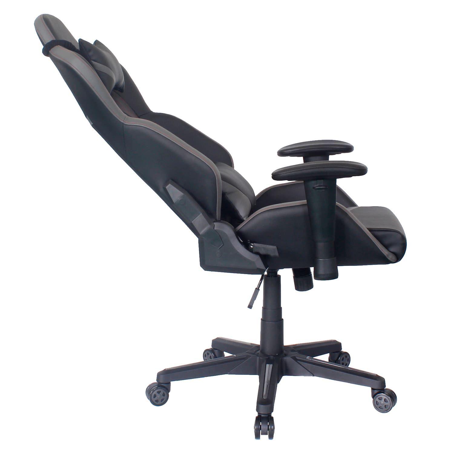 Sillón Oficina Ergonómico Cuero Sintético Armo Negro-3