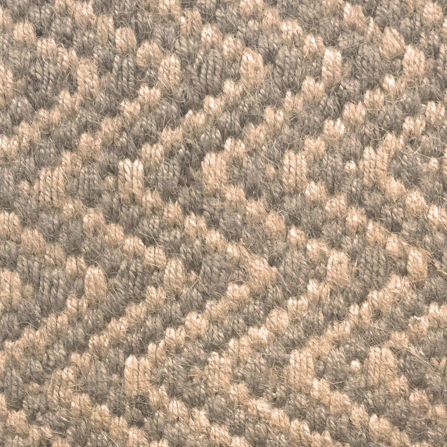 Alfombra Yute Chevron 200x300 Gris-1