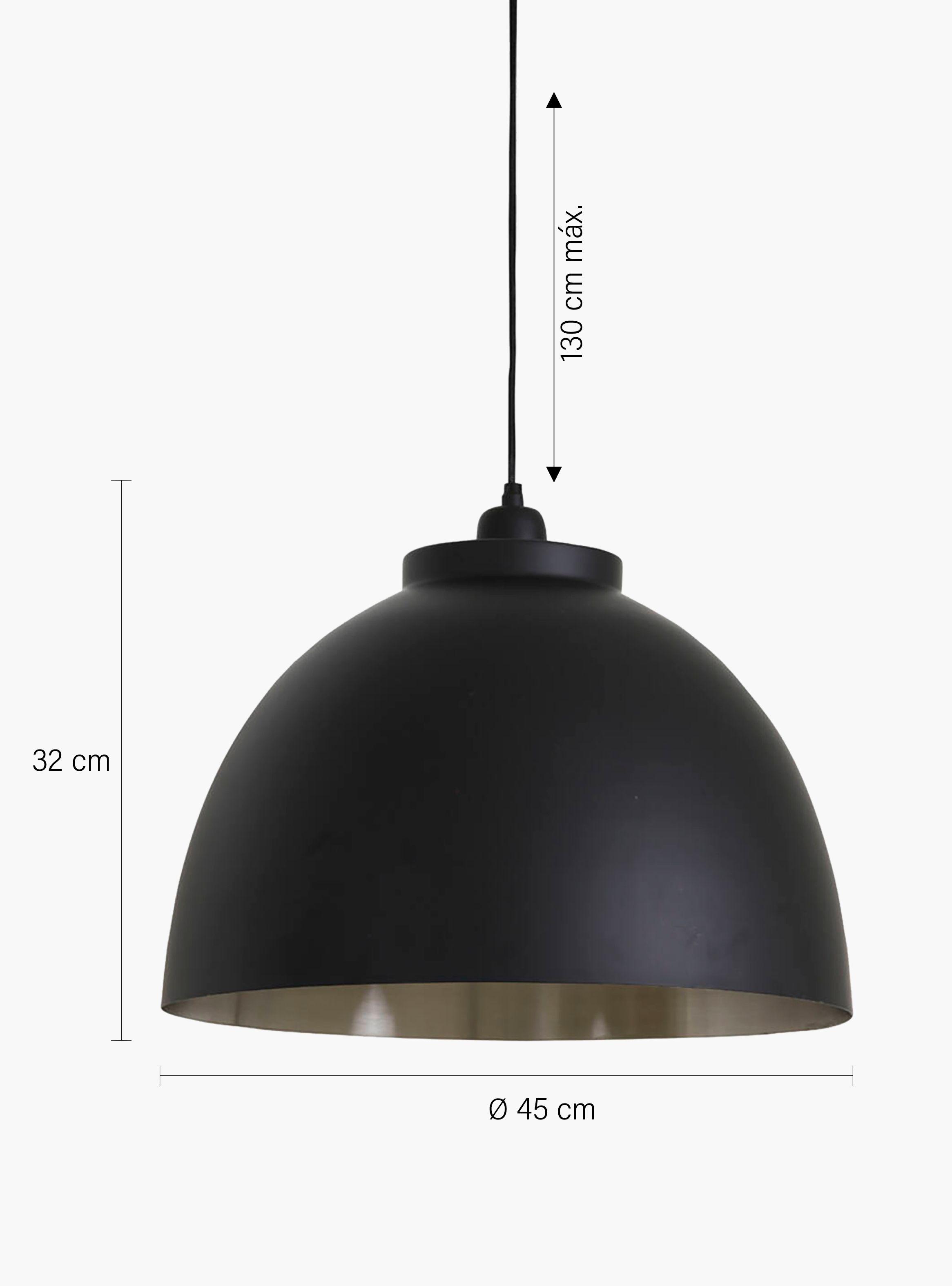 Lámpara de Colgar Kylie 45 Negro-Neg-6