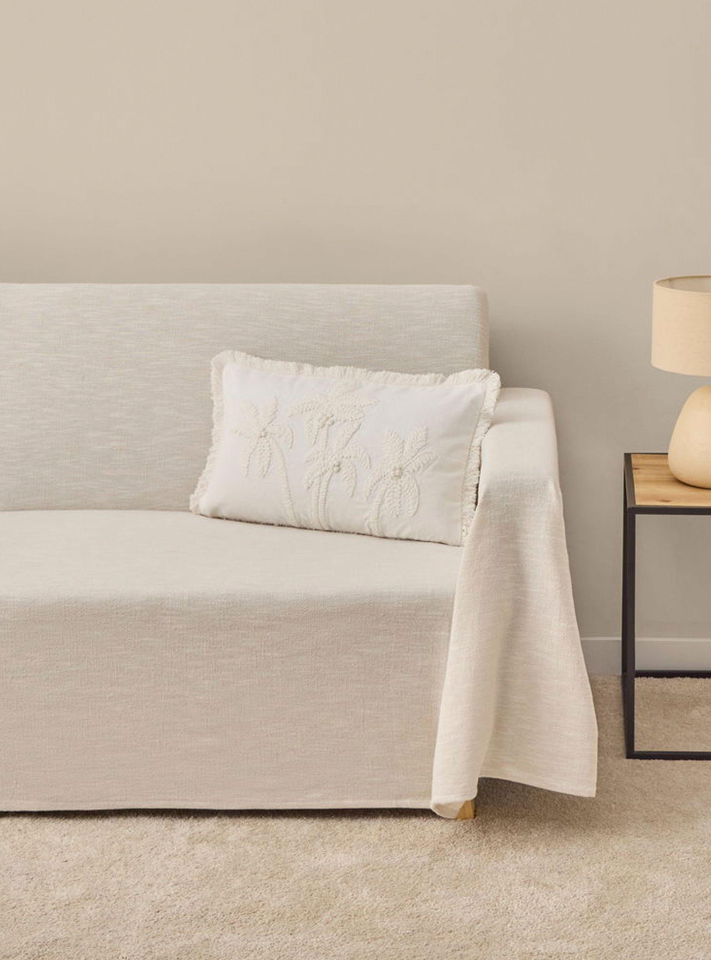 Colcha Soliso 180x280 Beige (Cama 1,5 Plazas)-5