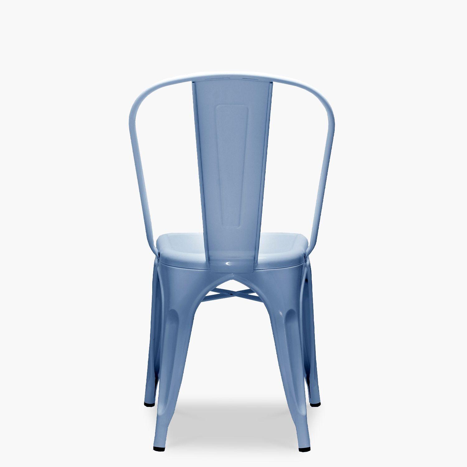 Pack 4 sillas Tolix Asiento Metal Frosted Blue-4
