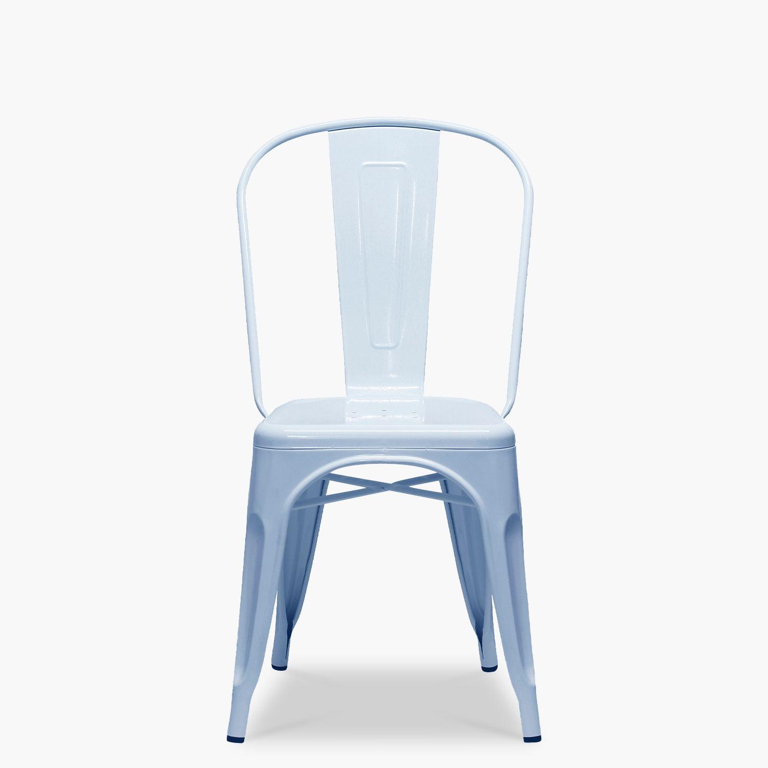 Pack 4 sillas Tolix Asiento Metal Frosted Blue-1