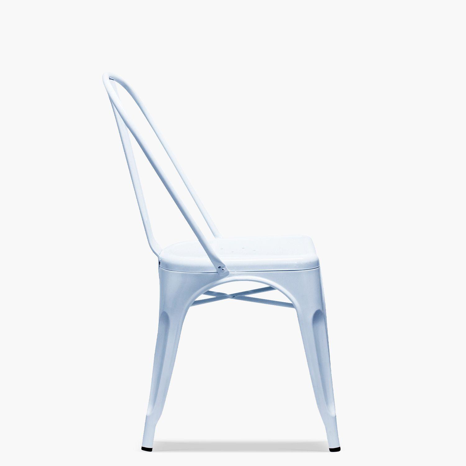 Pack 4 sillas Tolix Asiento Metal Frosted Blue-3