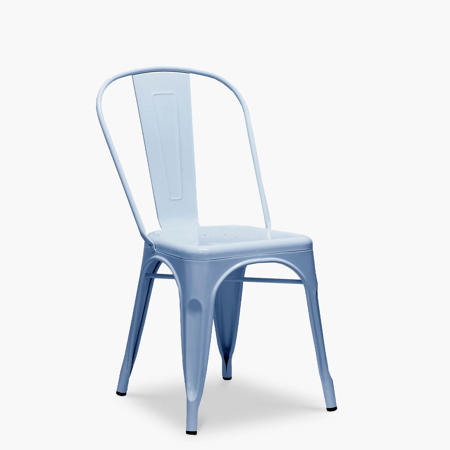 Pack 4 sillas Tolix Asiento Metal Frosted Blue-2