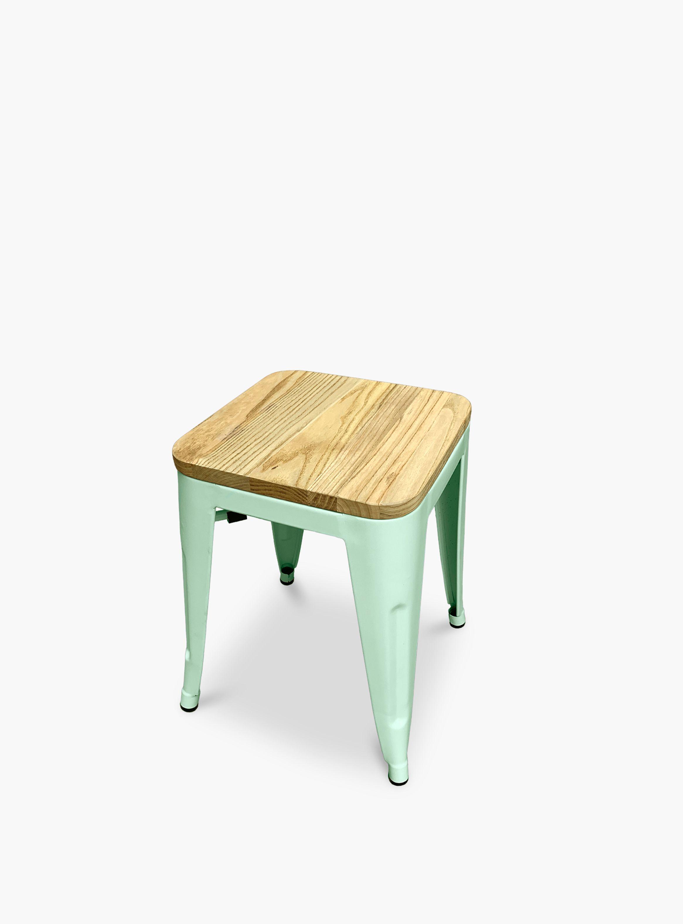 Piso Tolix Asiento Madera Menta-2