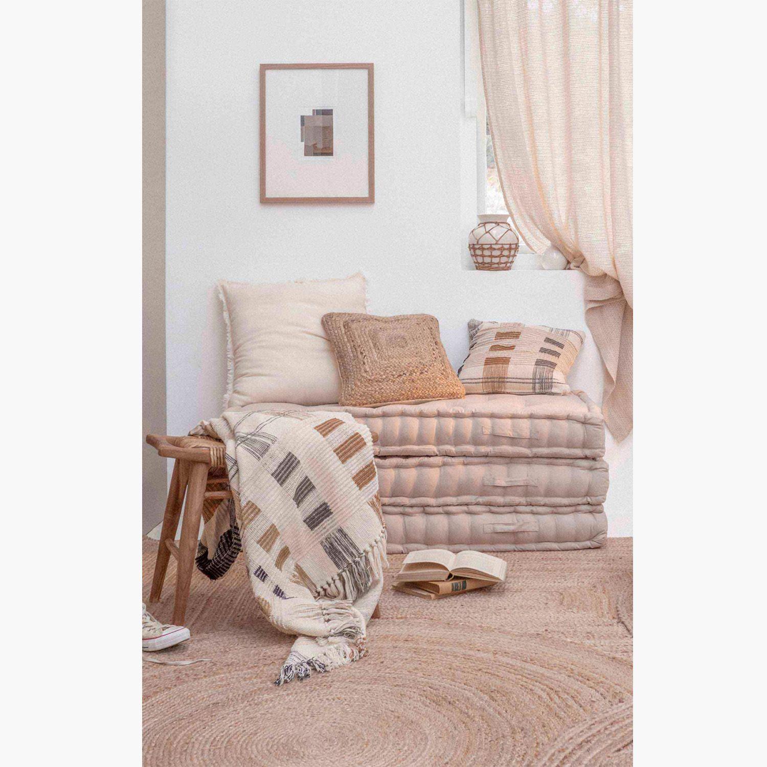 Cojin de suelo Gavema 120x60 Lino-3