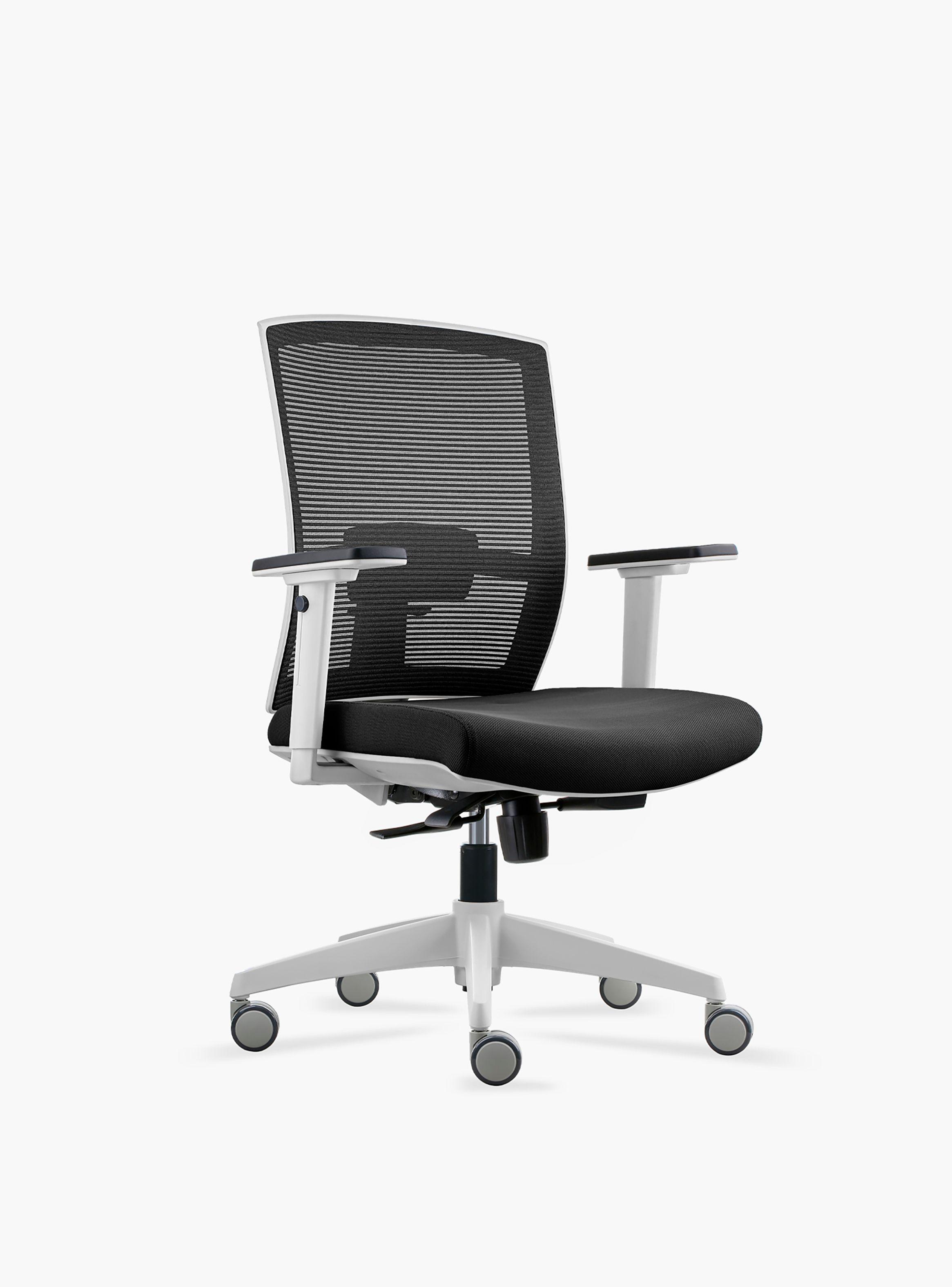 Silla Oficina Taylor Pro Negro/Blanco-2