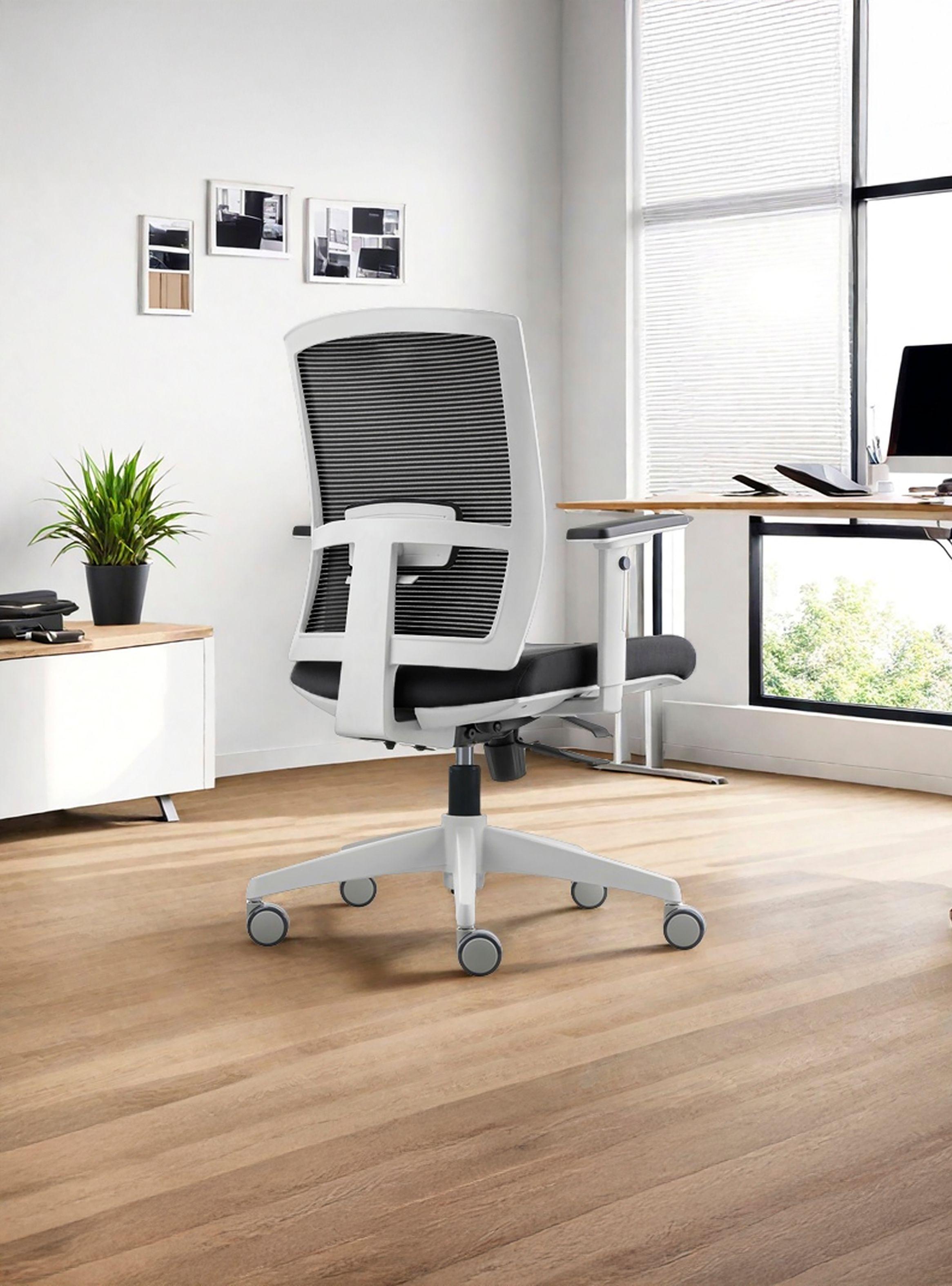 Silla Oficina Taylor Pro Negro/Blanco-8