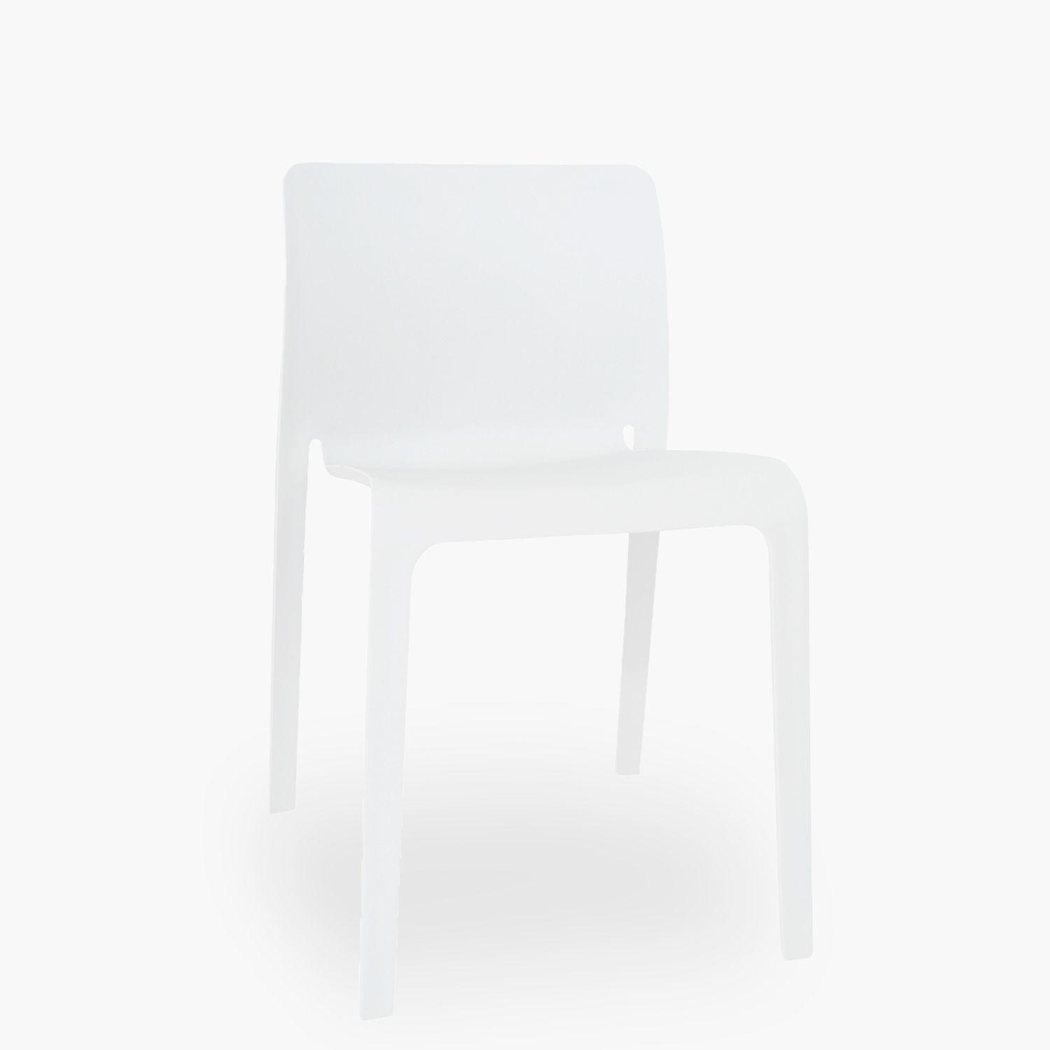 Silla Plástico Terraza Lumo Blanco-4