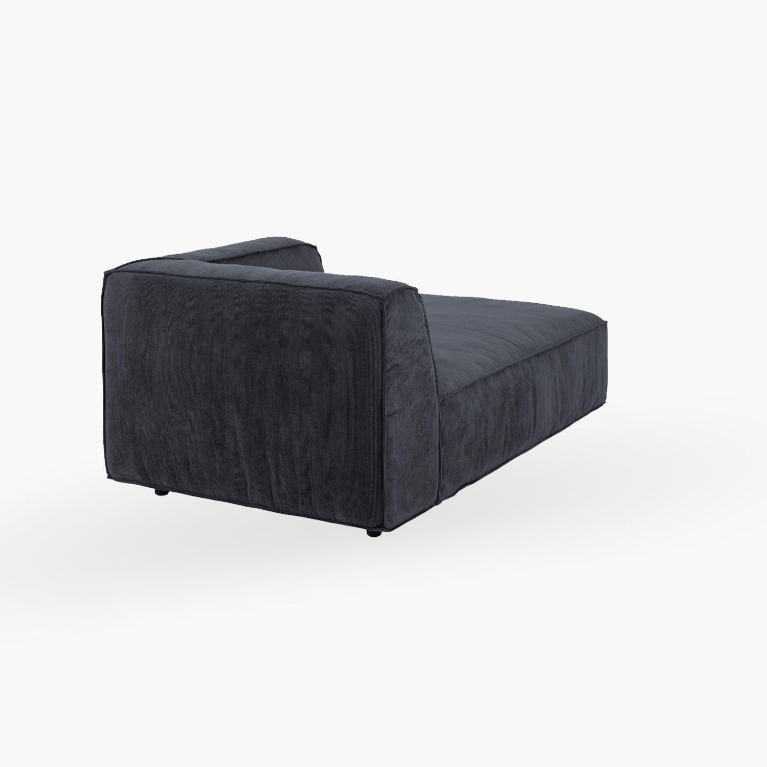 Seccional Chaise DER Fairfield Gris Oscuro-2