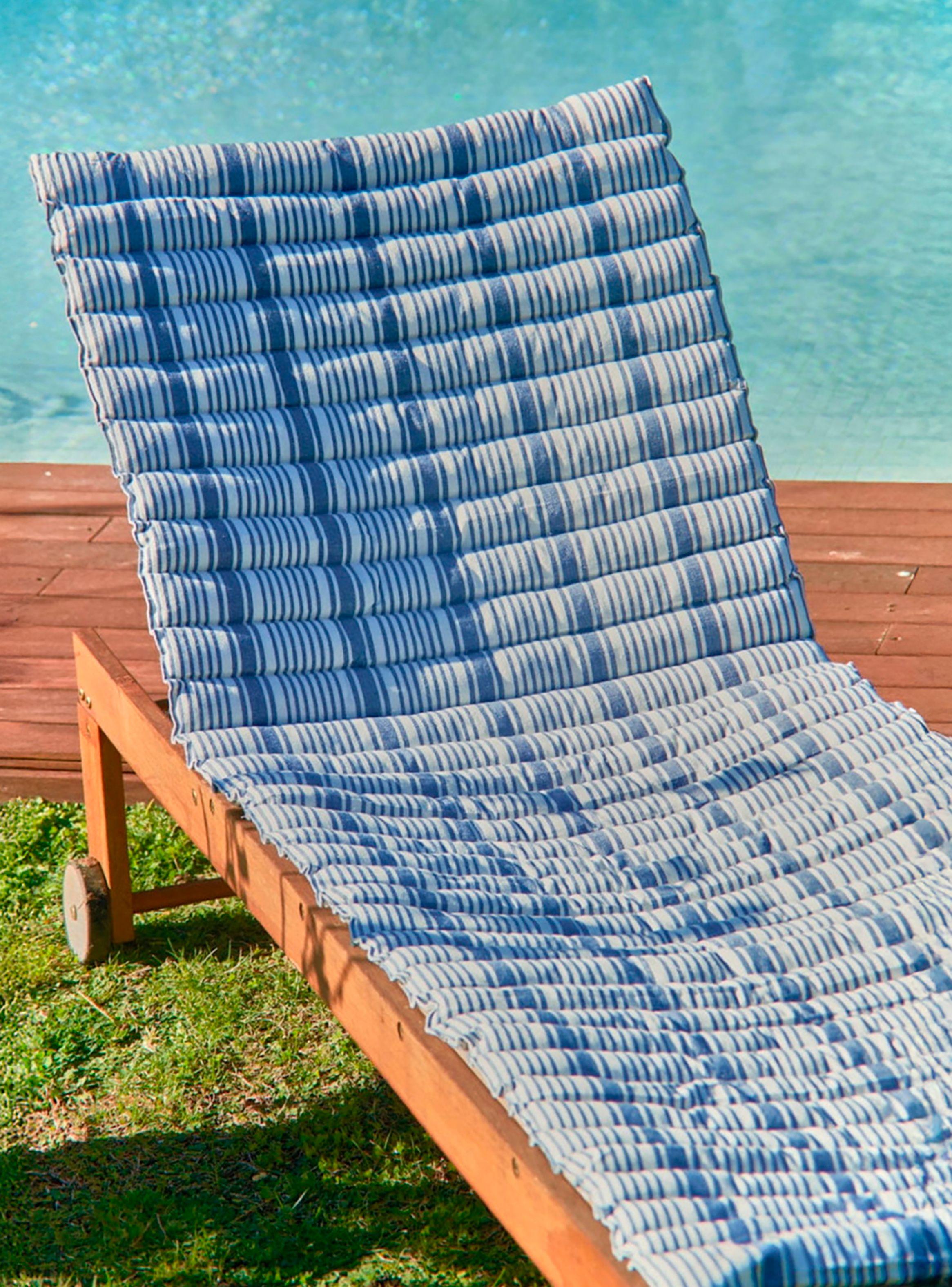 Cojín de Reposera Haití 60x175x2 Azul-1