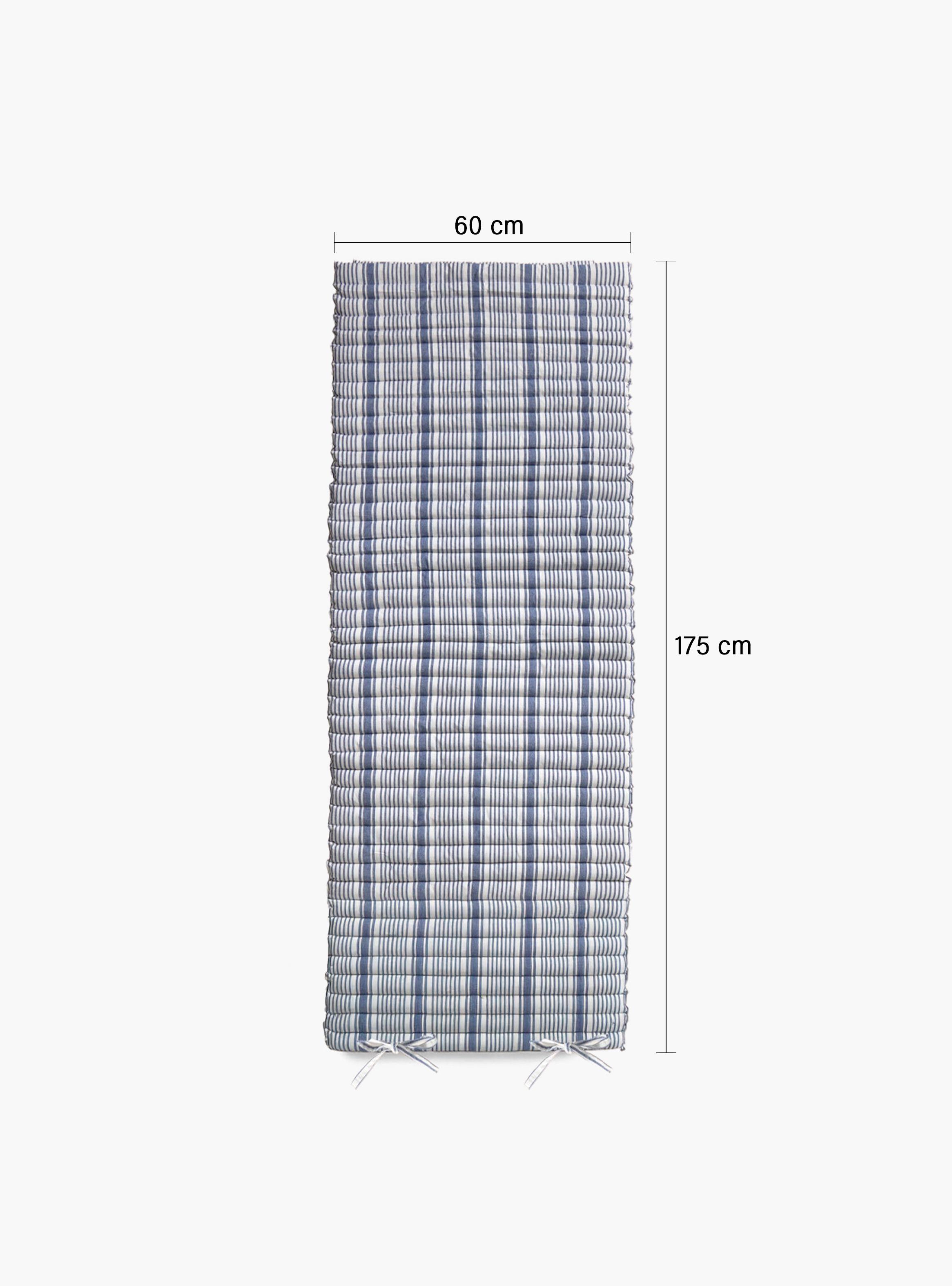 Cojín de Reposera Haití 60x175x2 Azul-4