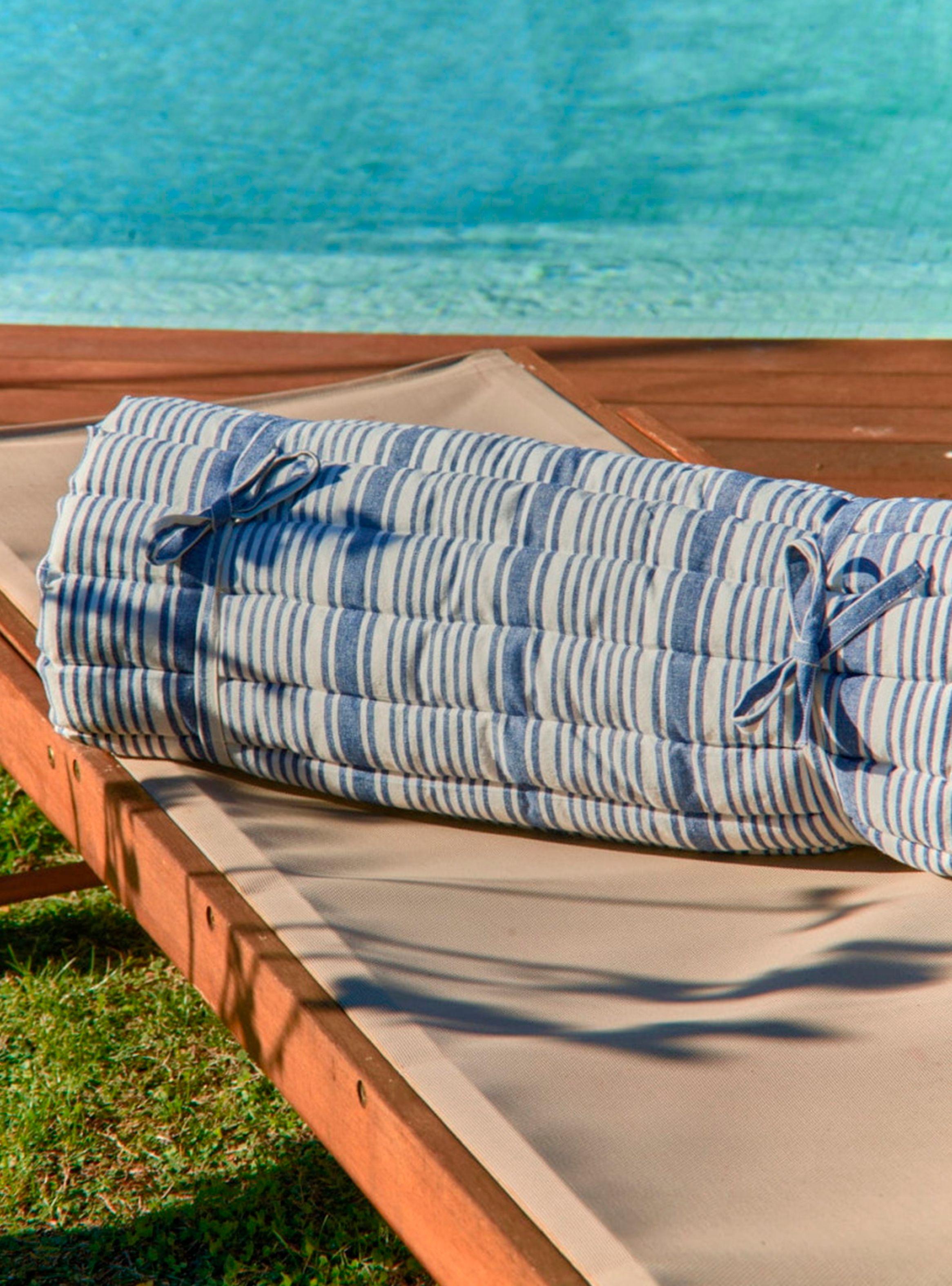 Cojín de Reposera Haití 60x175x2 Azul-6