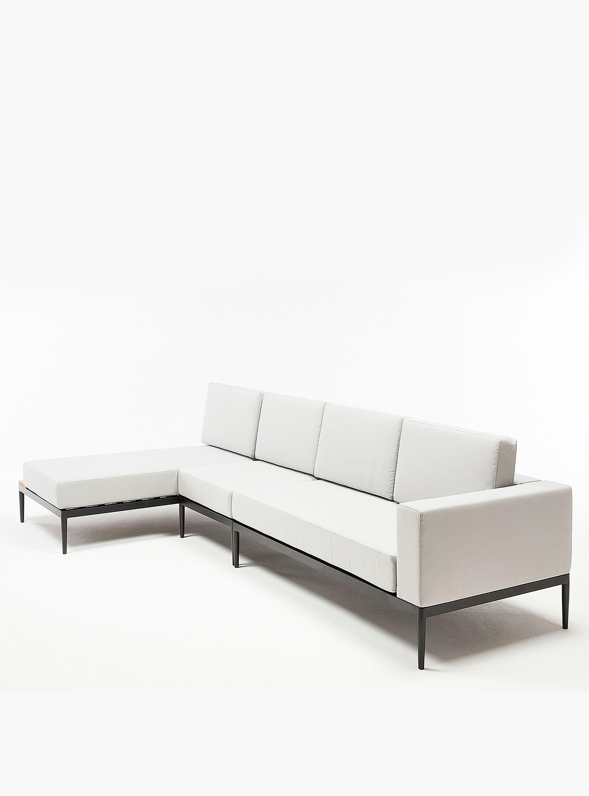Seccional 3C + Chaise Izquierdo Long Bay Gris-4