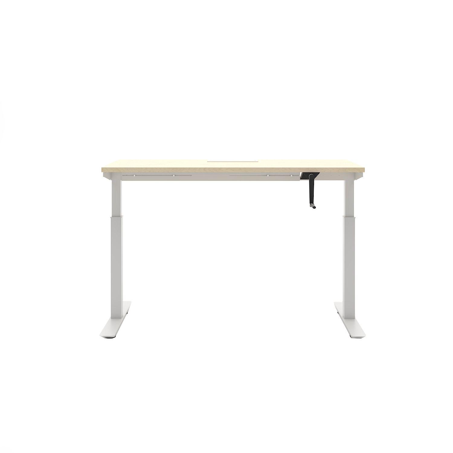 Escritorio Neo ajustable con pasacables 140x60-0