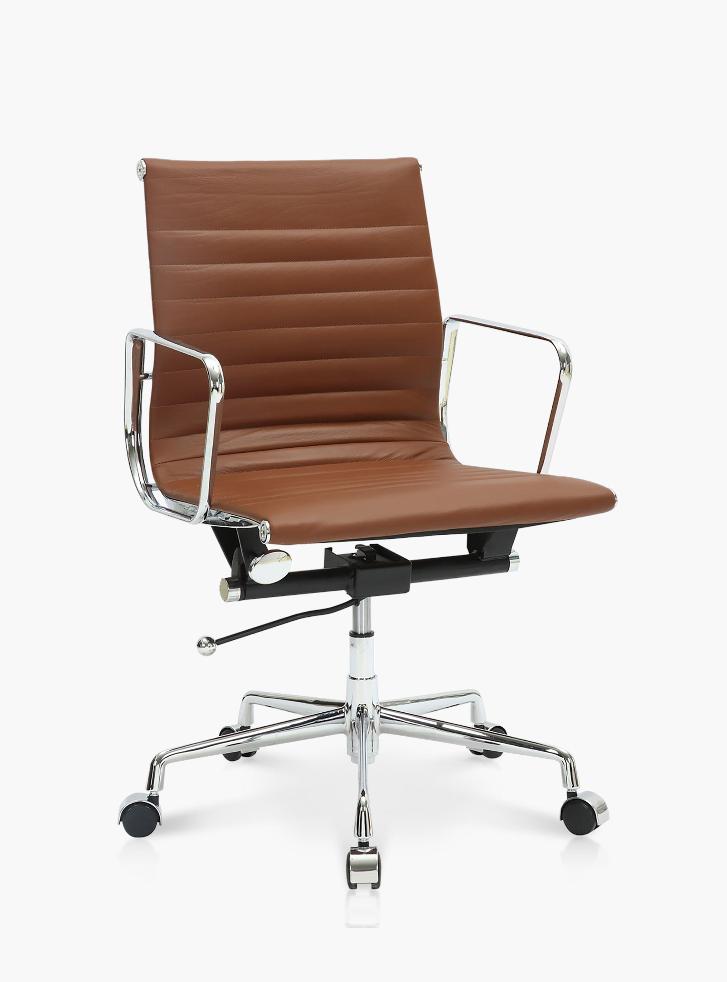 Silla Oficina Aluminium Caramel-2