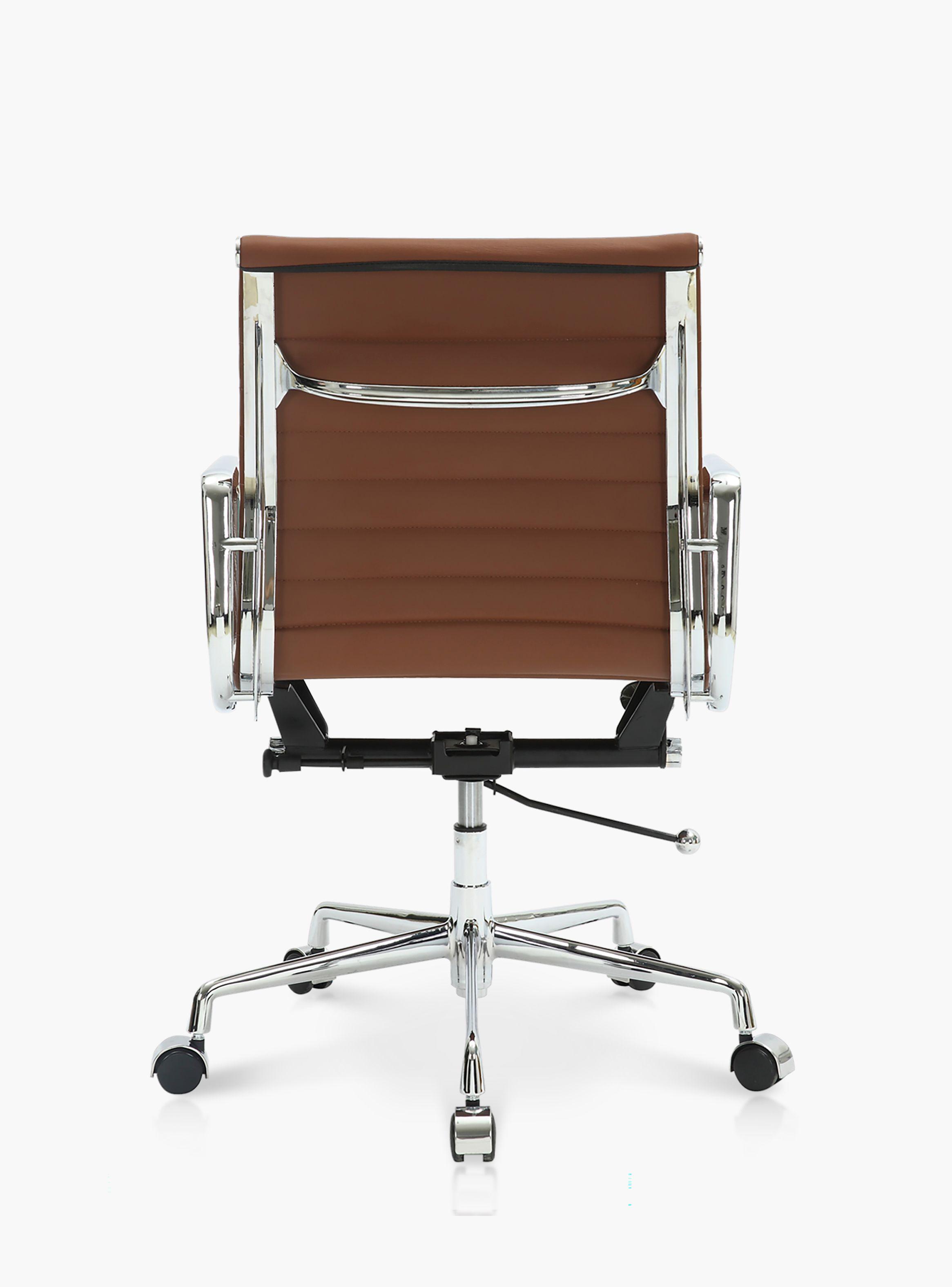 Silla Oficina Aluminium Caramel-4