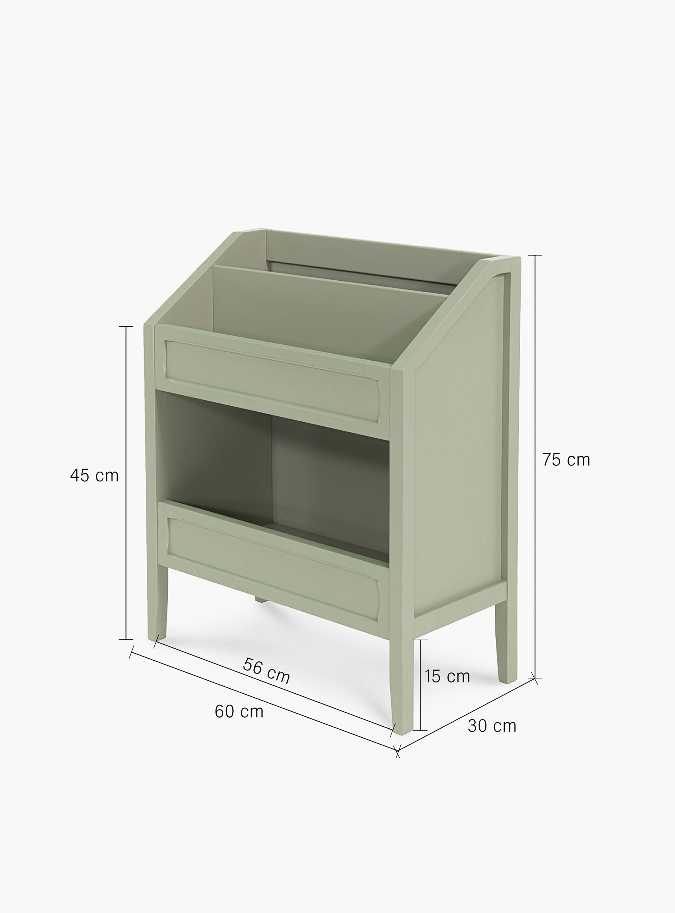 Librero Amalia Verde Claro-8