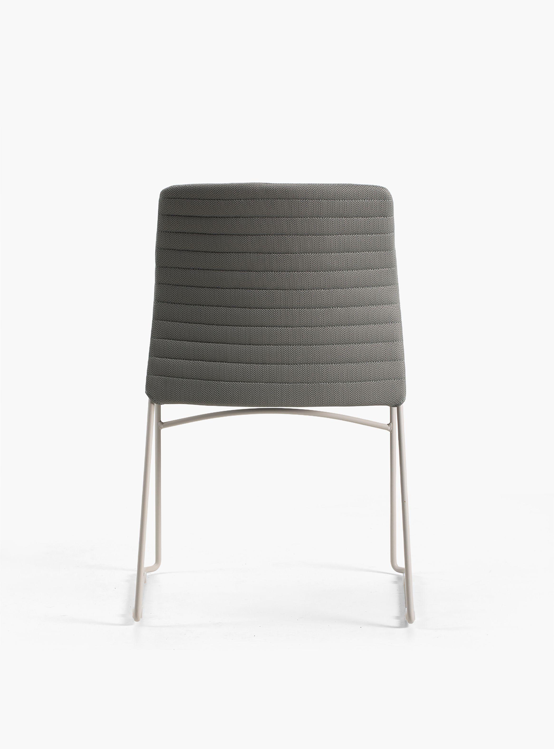 Silla Oficina Visita Taipei Gris/Blanco-4