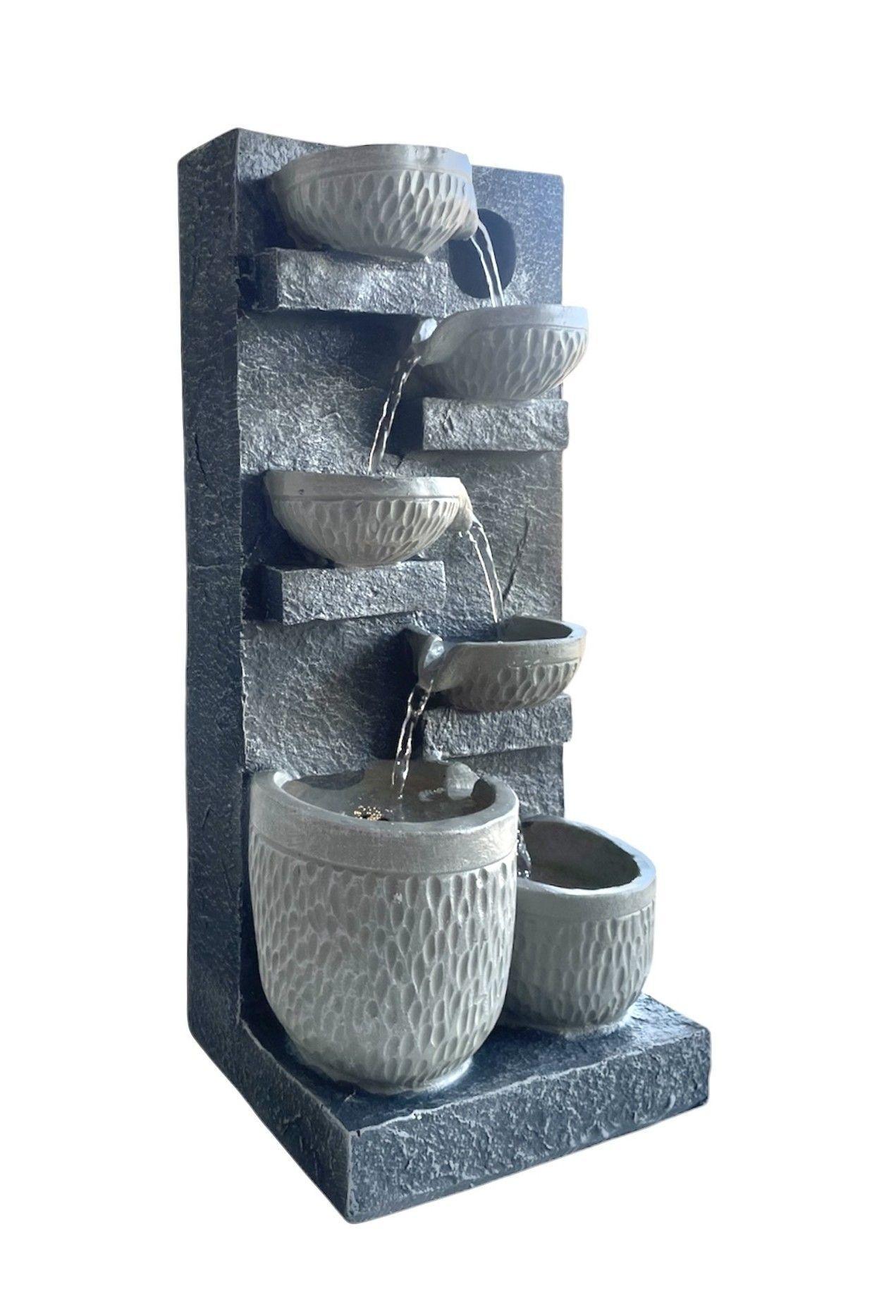 Pileta Cascada De Agua Grande Vasijas-2