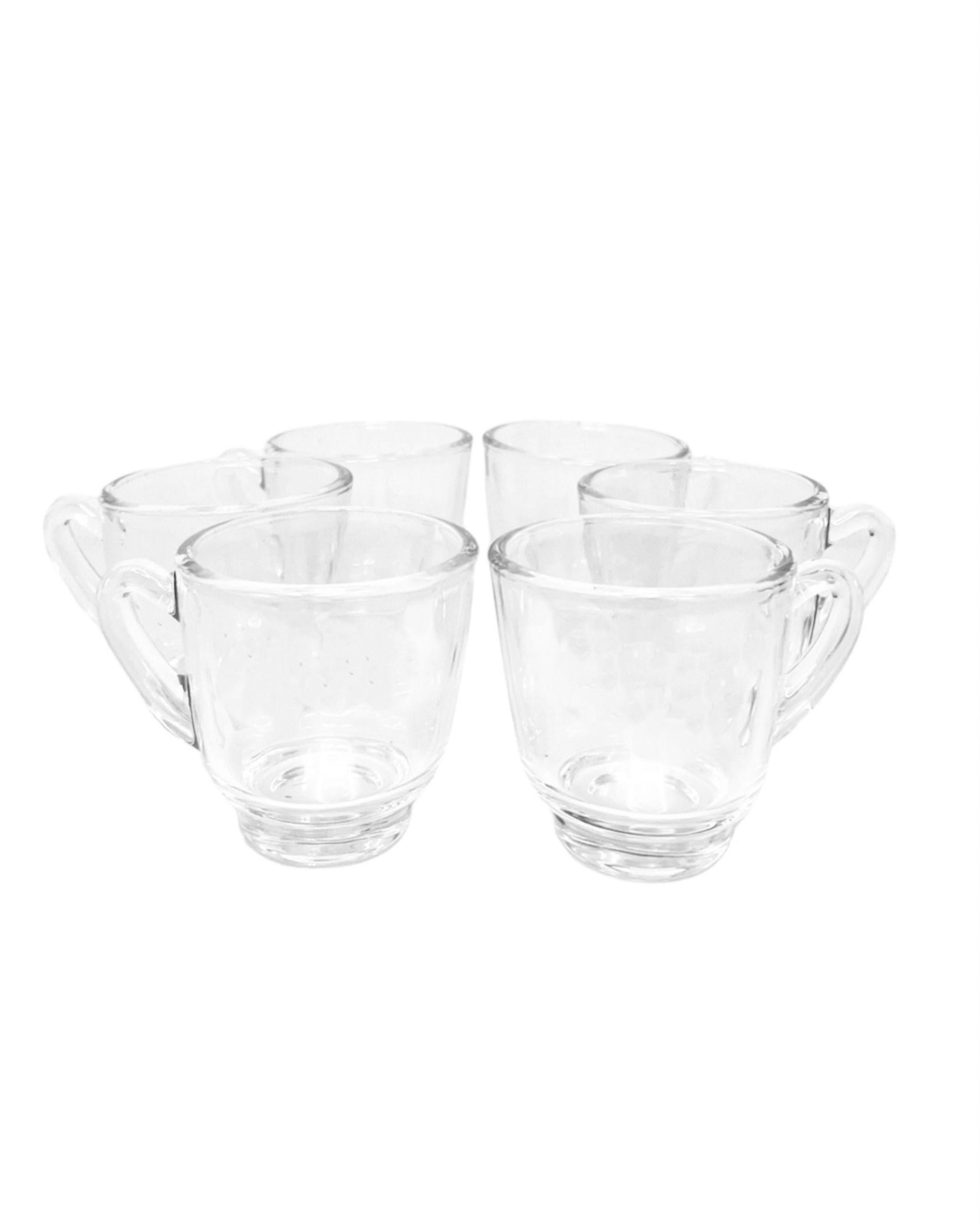 Set De Tazas De Vidrio Para Cafe Espresso Pequeñas-1