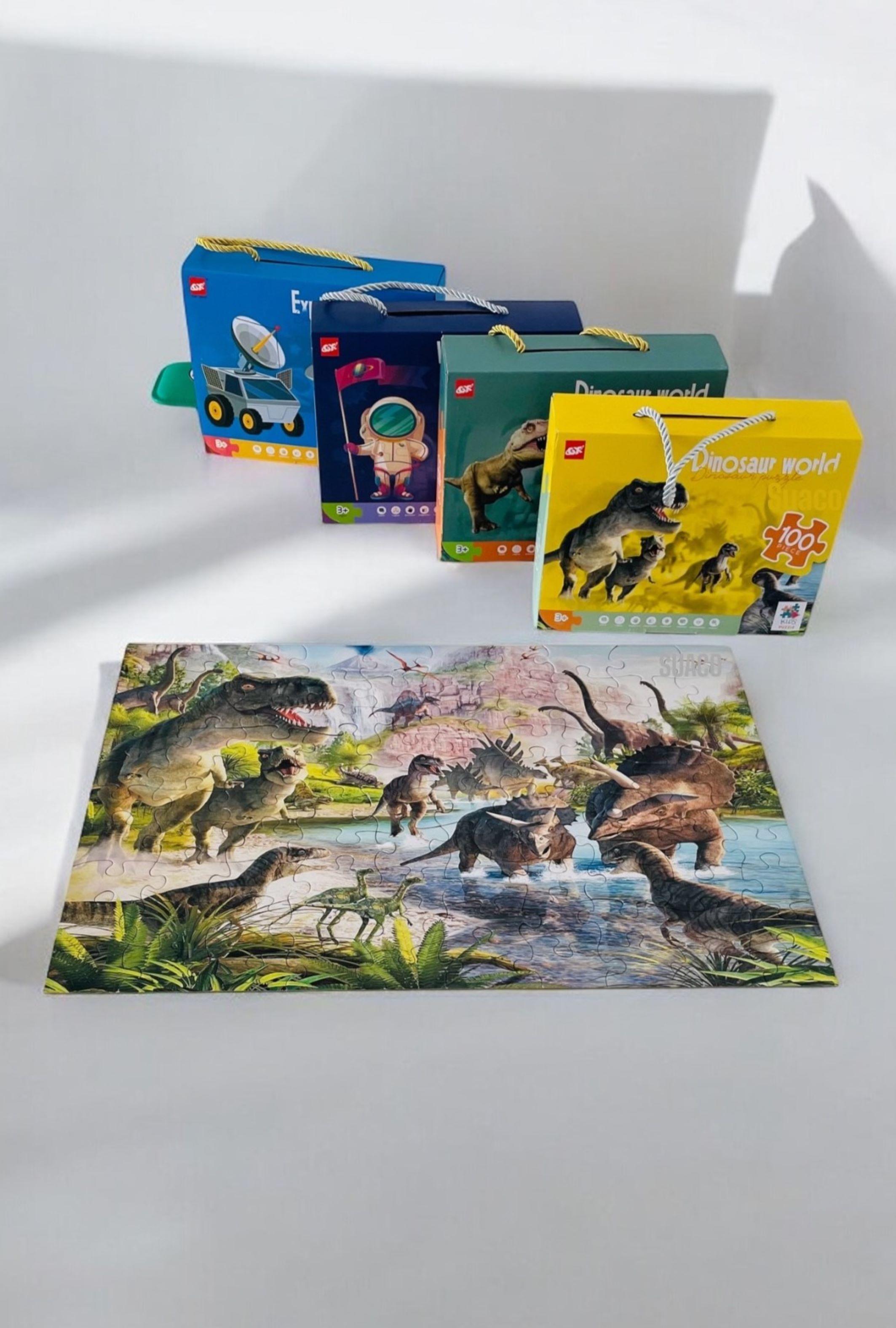 Puzzle 100 Piezas Rompecabezas Dinosaurios-2