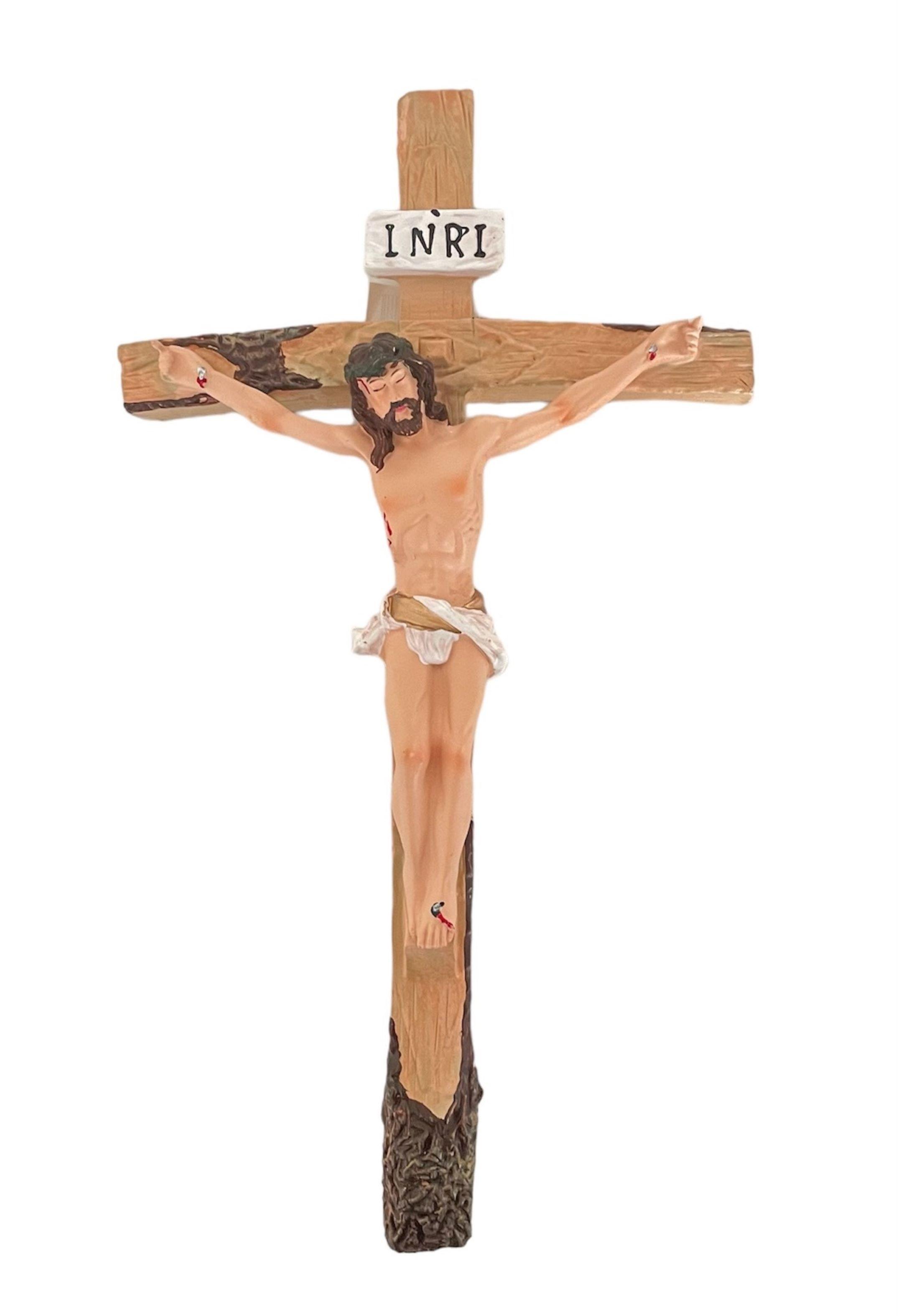 Jesucristo De Pared Crucifijo Colgante Mural Religion 30 cm-0