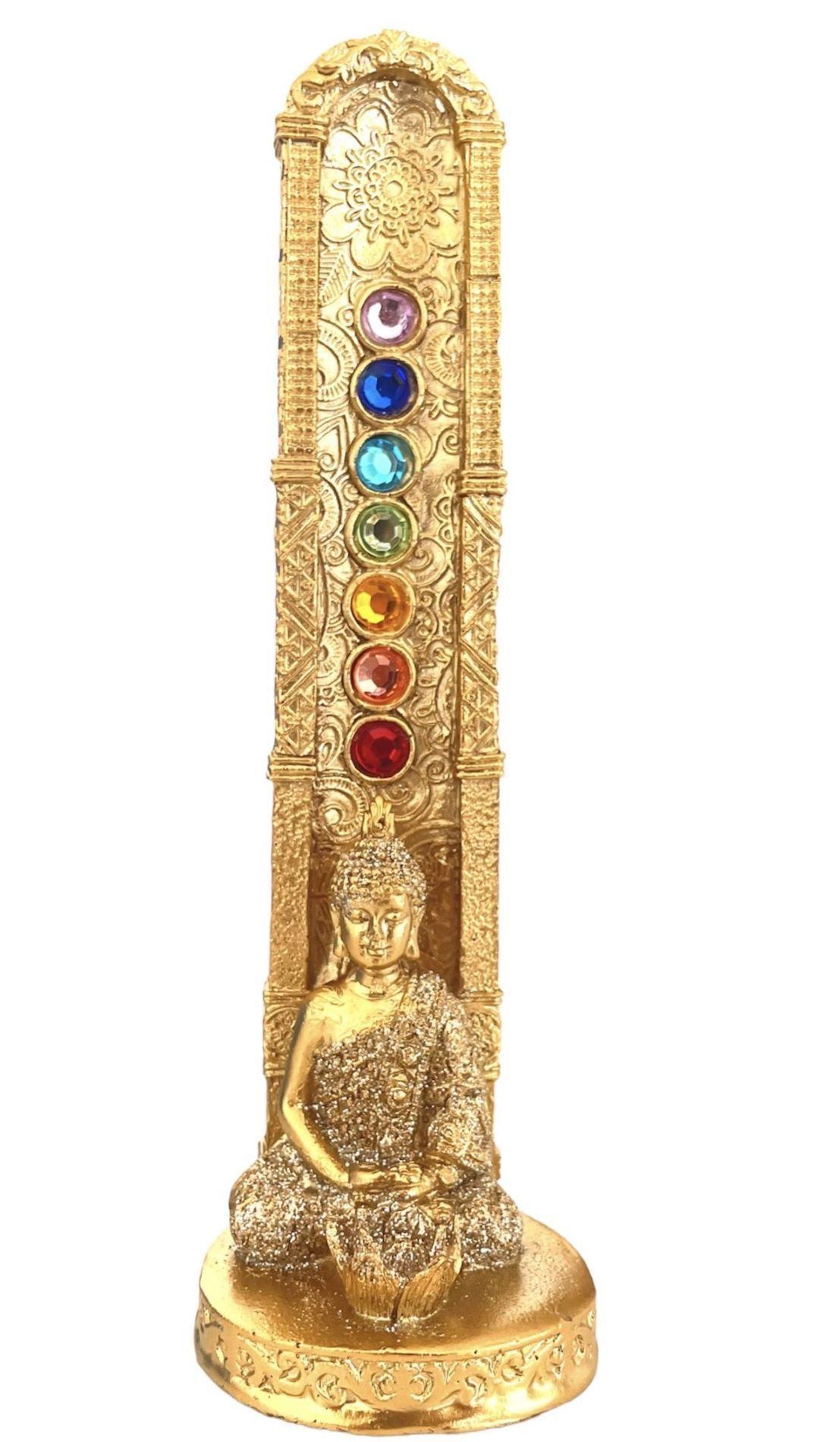 Porta Incienso Chakras Figura Buda Varitas Aromaticas-0