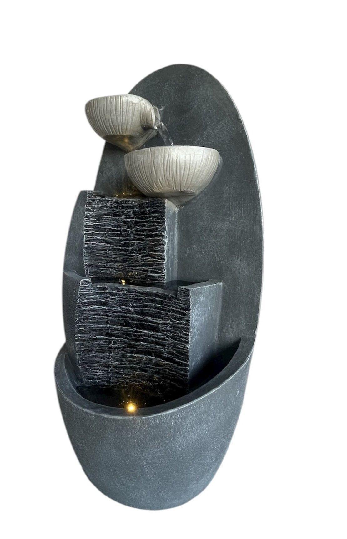 Pileta Cascada De Agua Grande Con Luz Decorativa-2